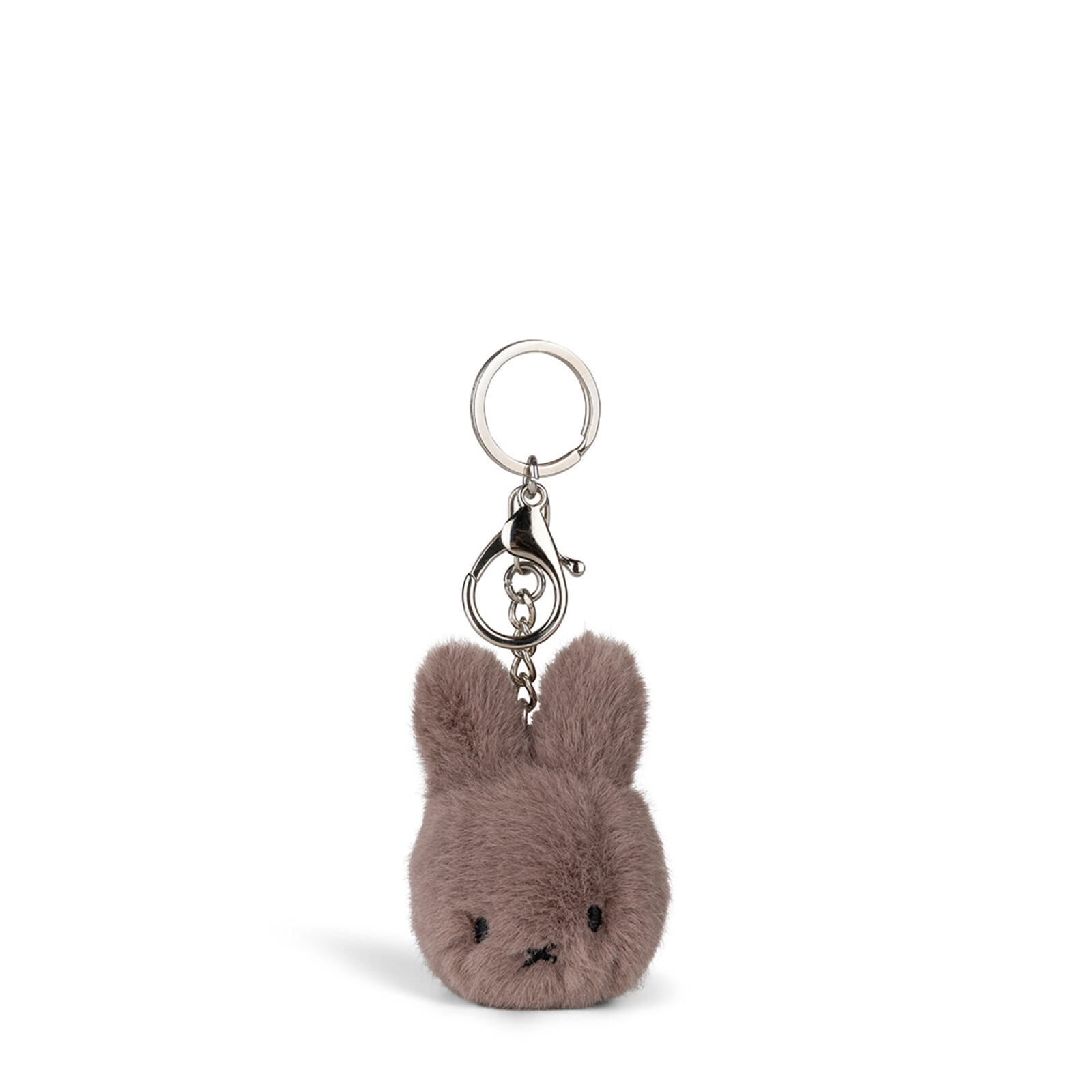 Miffy ECO Fuzzy Keychain Taupe - 8 cm