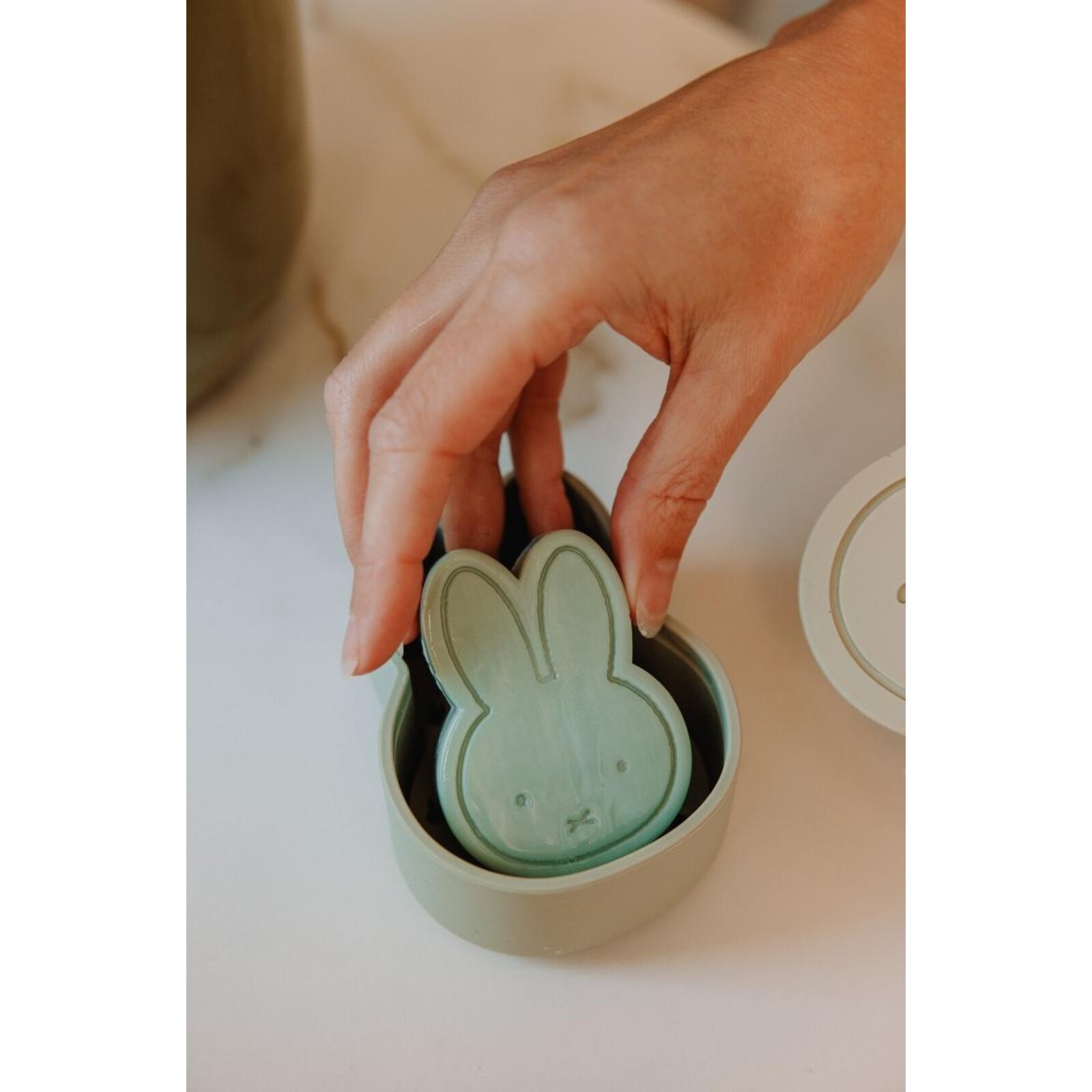 Miffy Reise-Aufbewahrungsbox silber blau