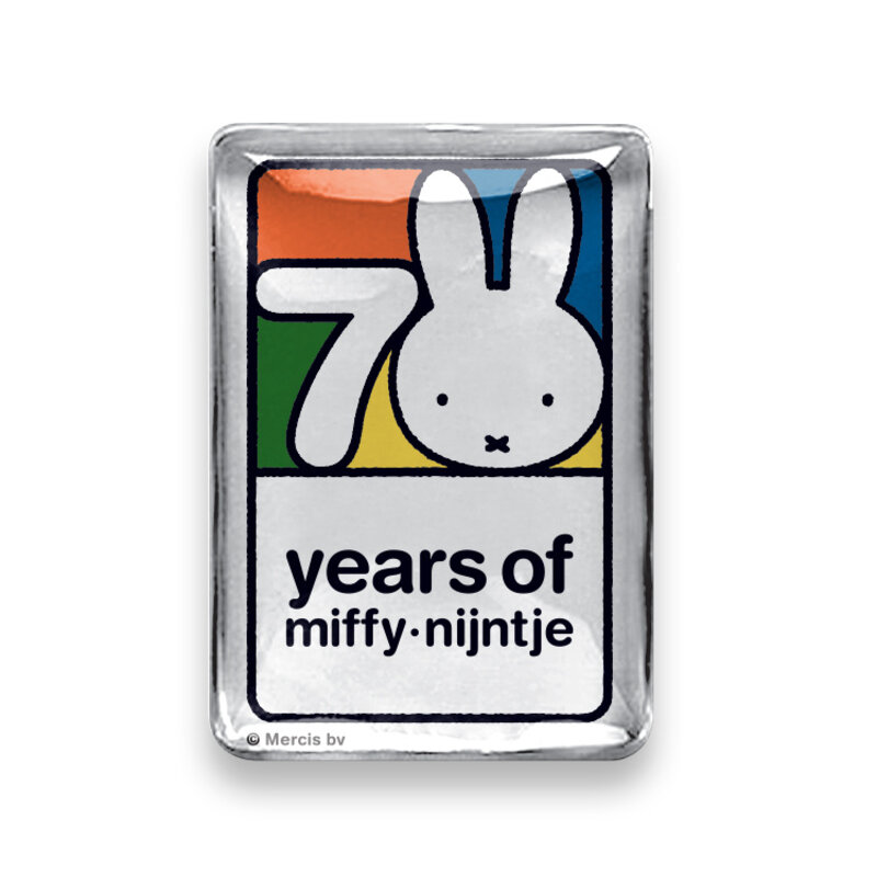 Glass magnet XL Miffy 70 years