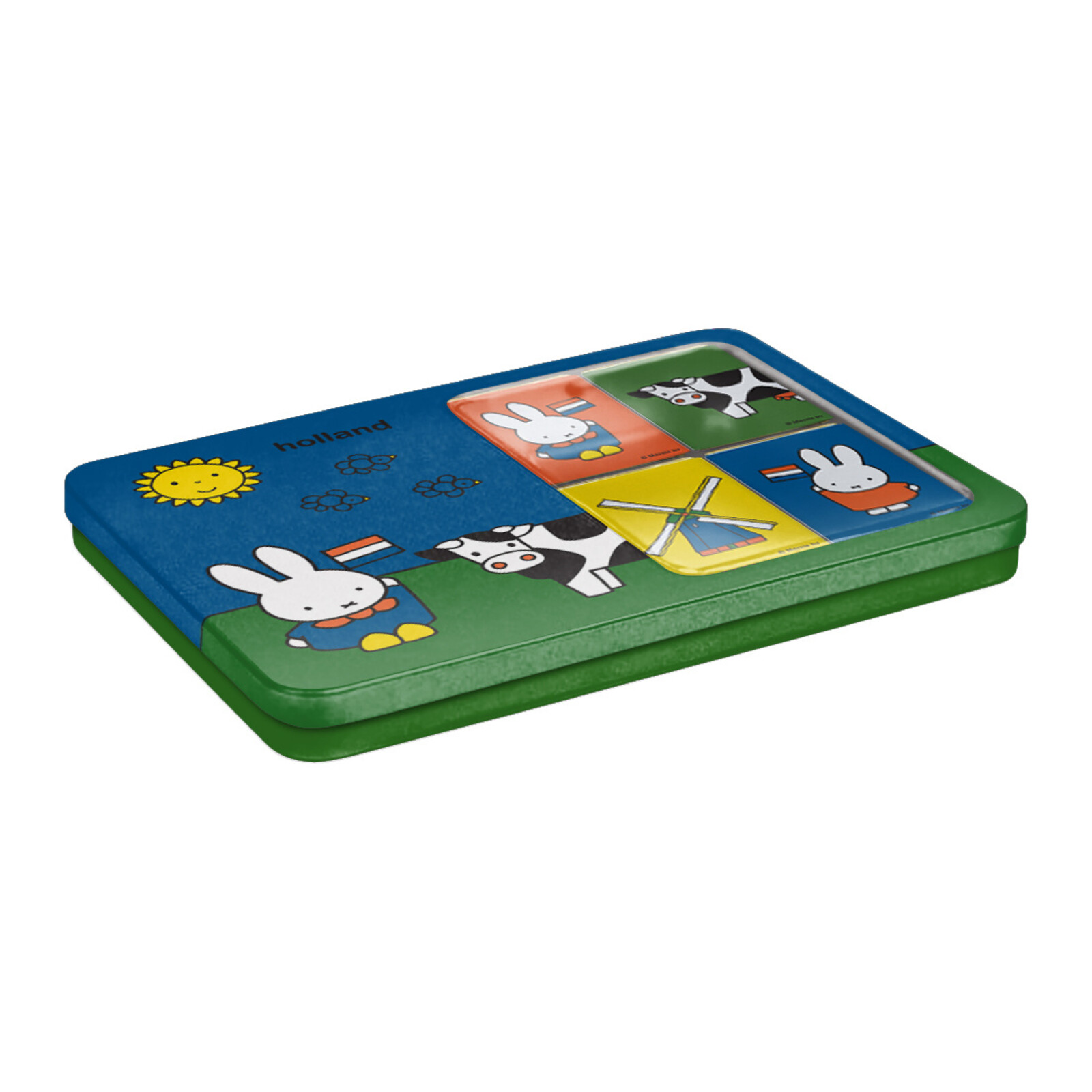 Fensterdose Miffy Wiese mit Schokolade