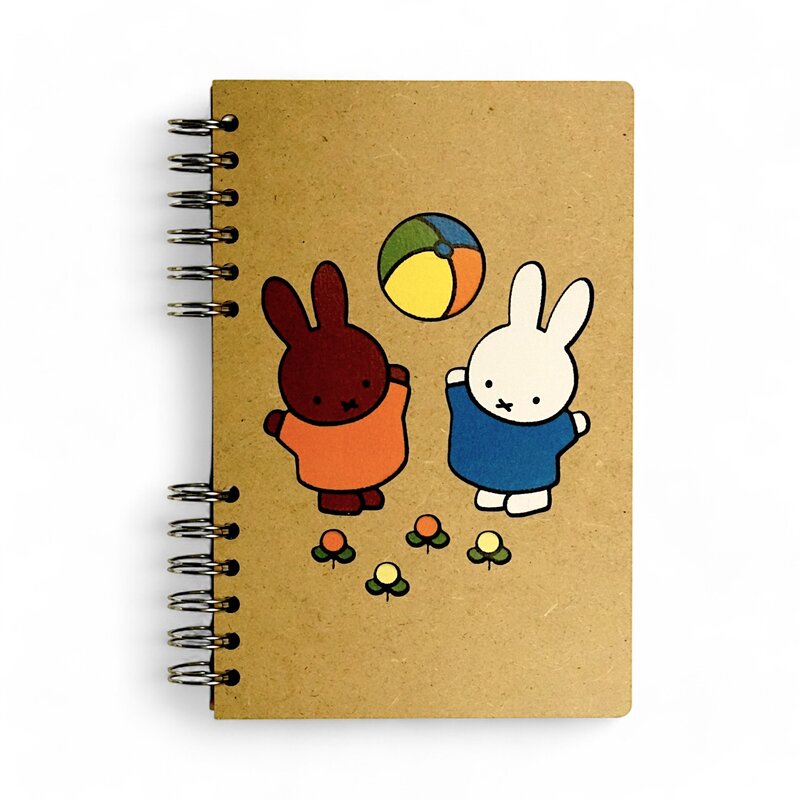 miffy und melanie A5-Notizbuch mit Linien