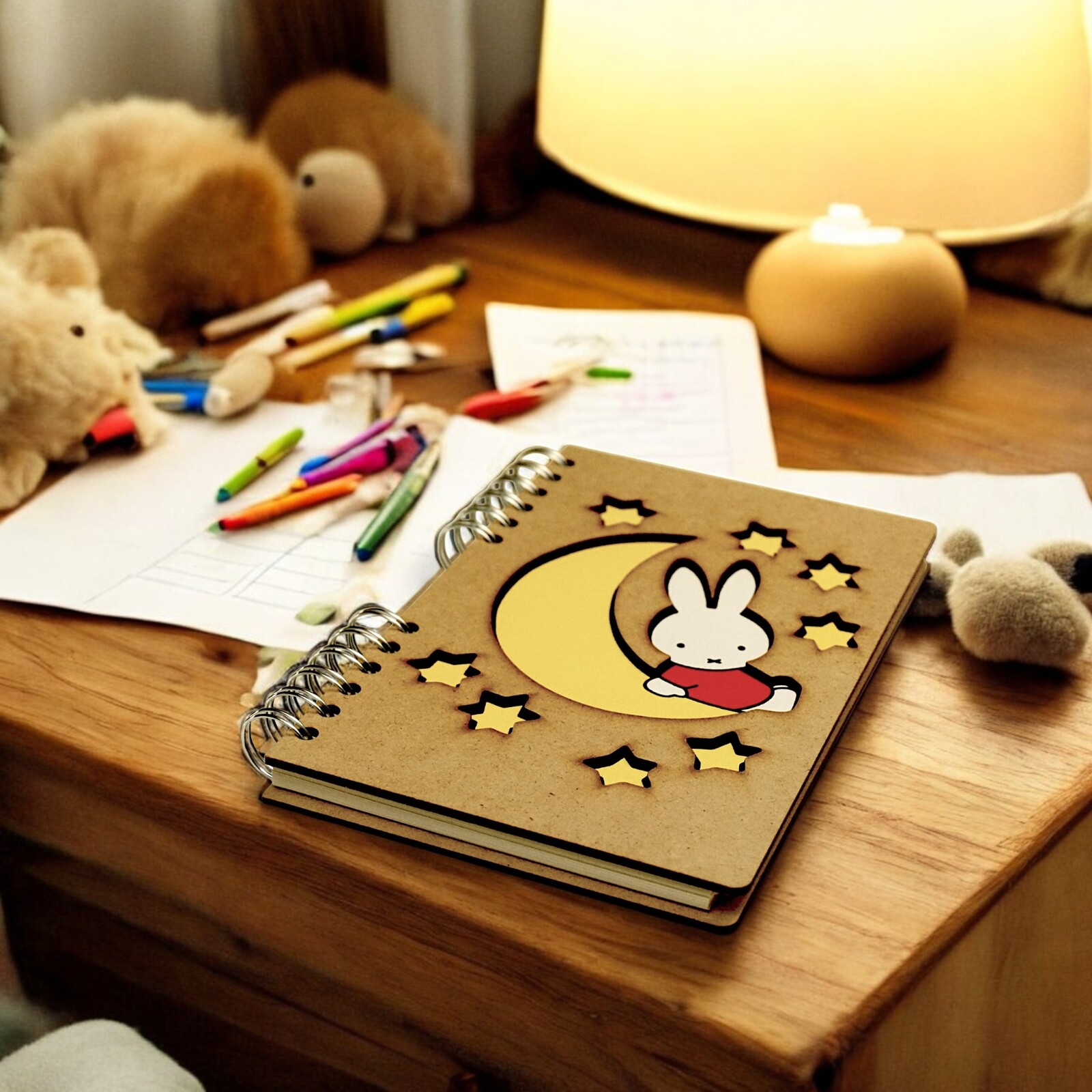 Miffy auf dem Mond journal A5 lined