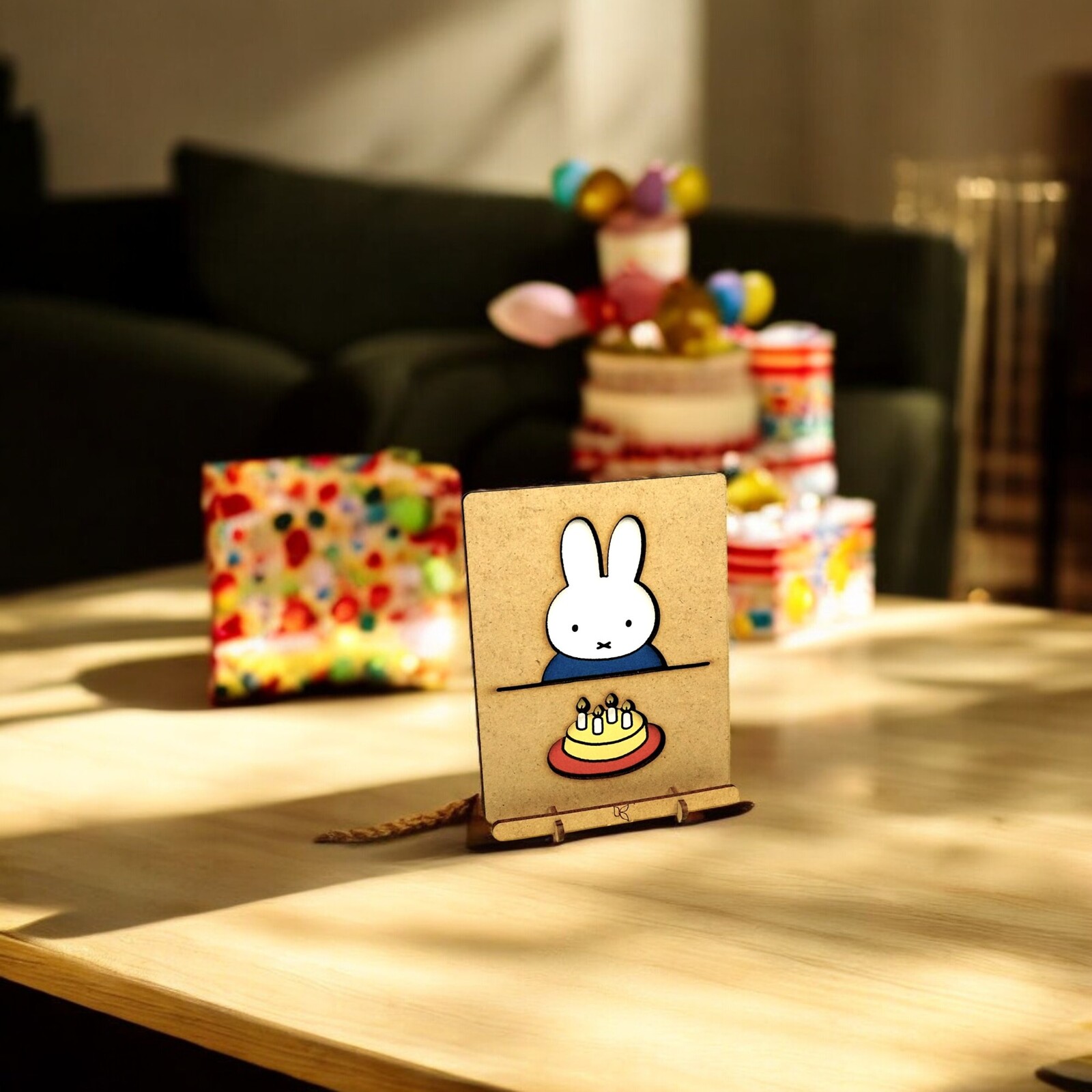 miffy birthday pop up art