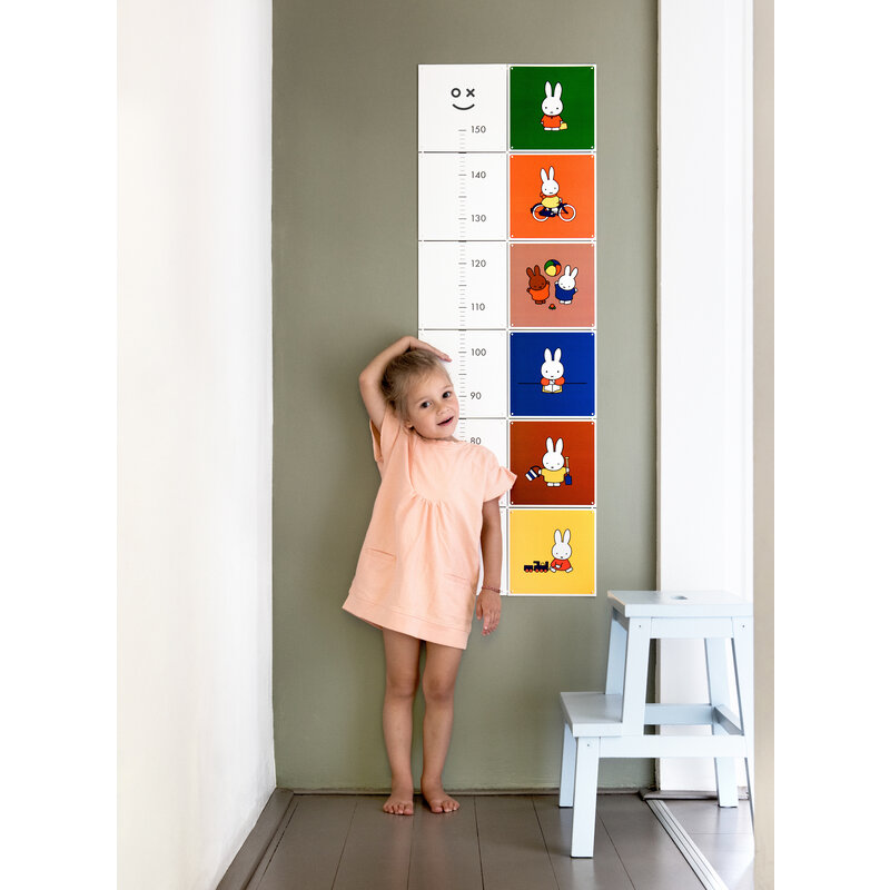 Wall decoration Miffy growth chart