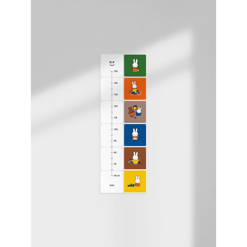 Wanddekoration Miffy Wachstumstabelle