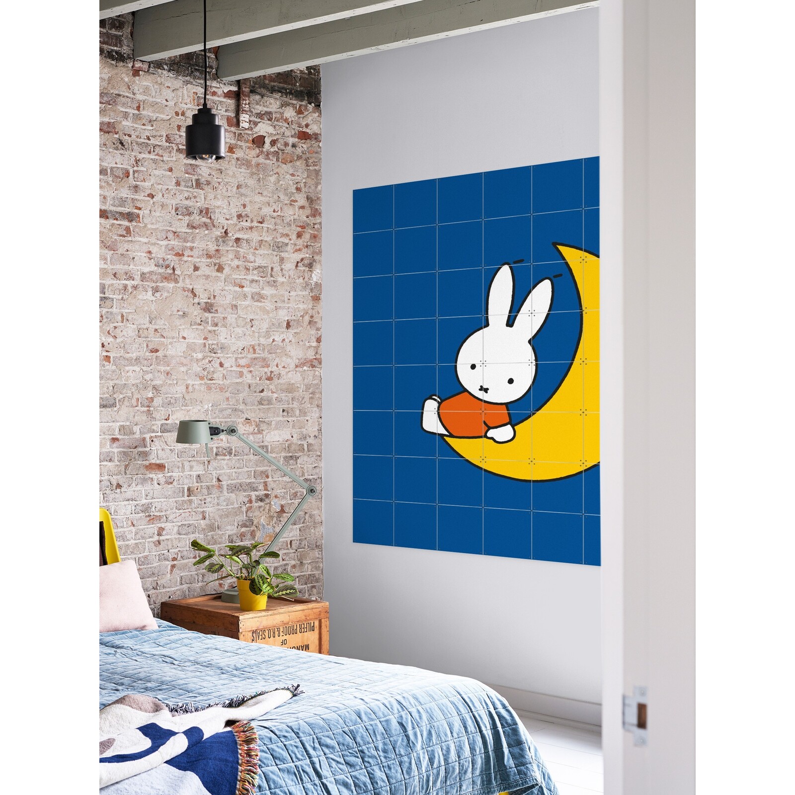 Wanddecoratie nijntje maan S10