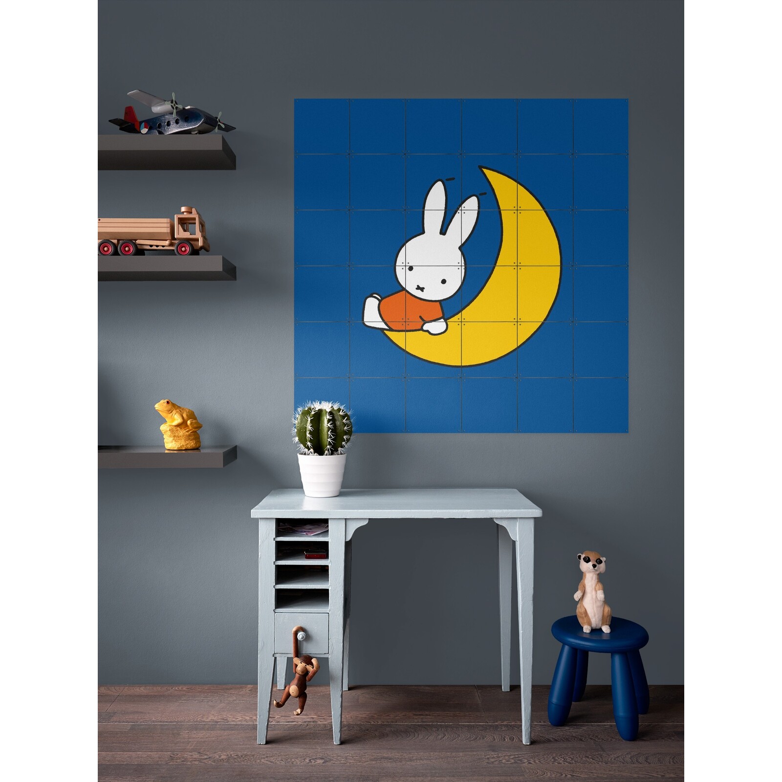 Wall decoration Miffy moon S10