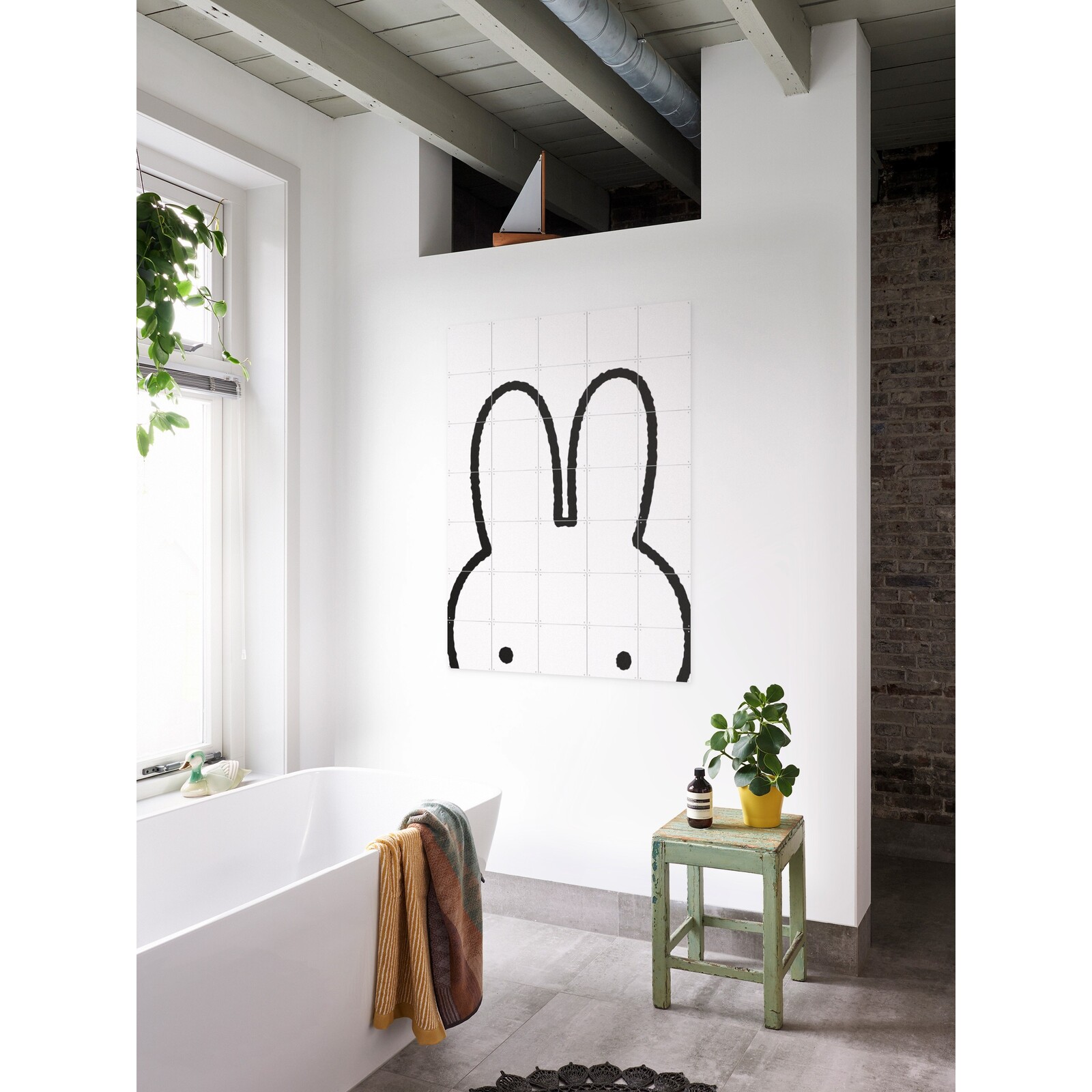 Wanddecoratie nijntje oren M10