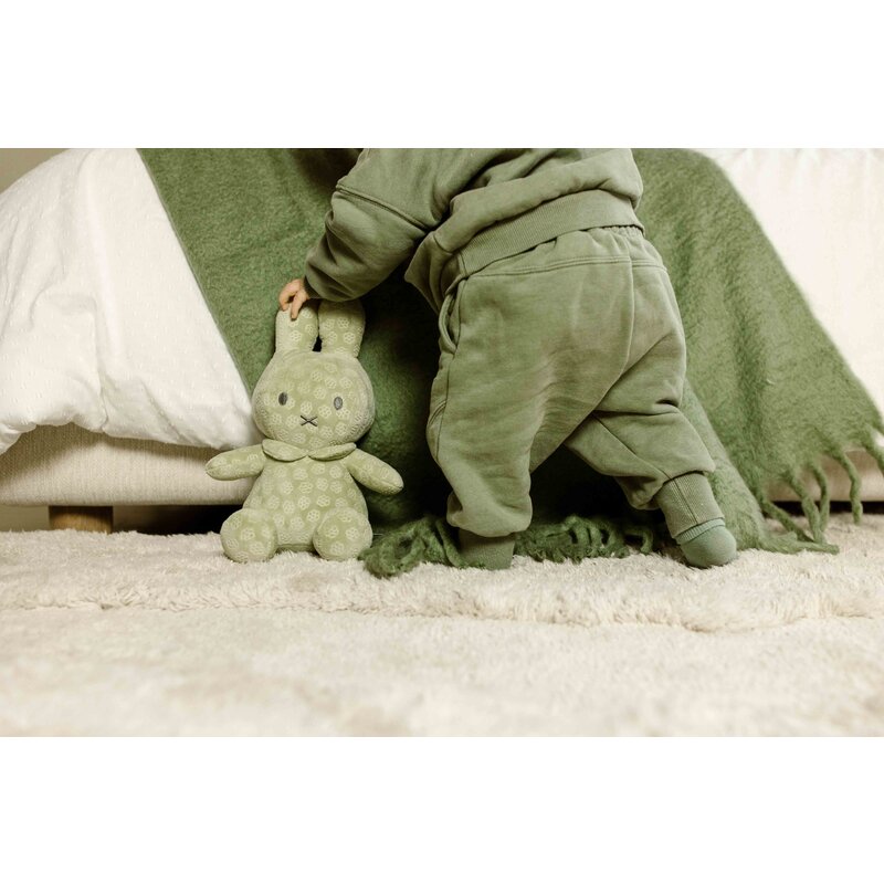Nijntje knuffel 30cm green flower