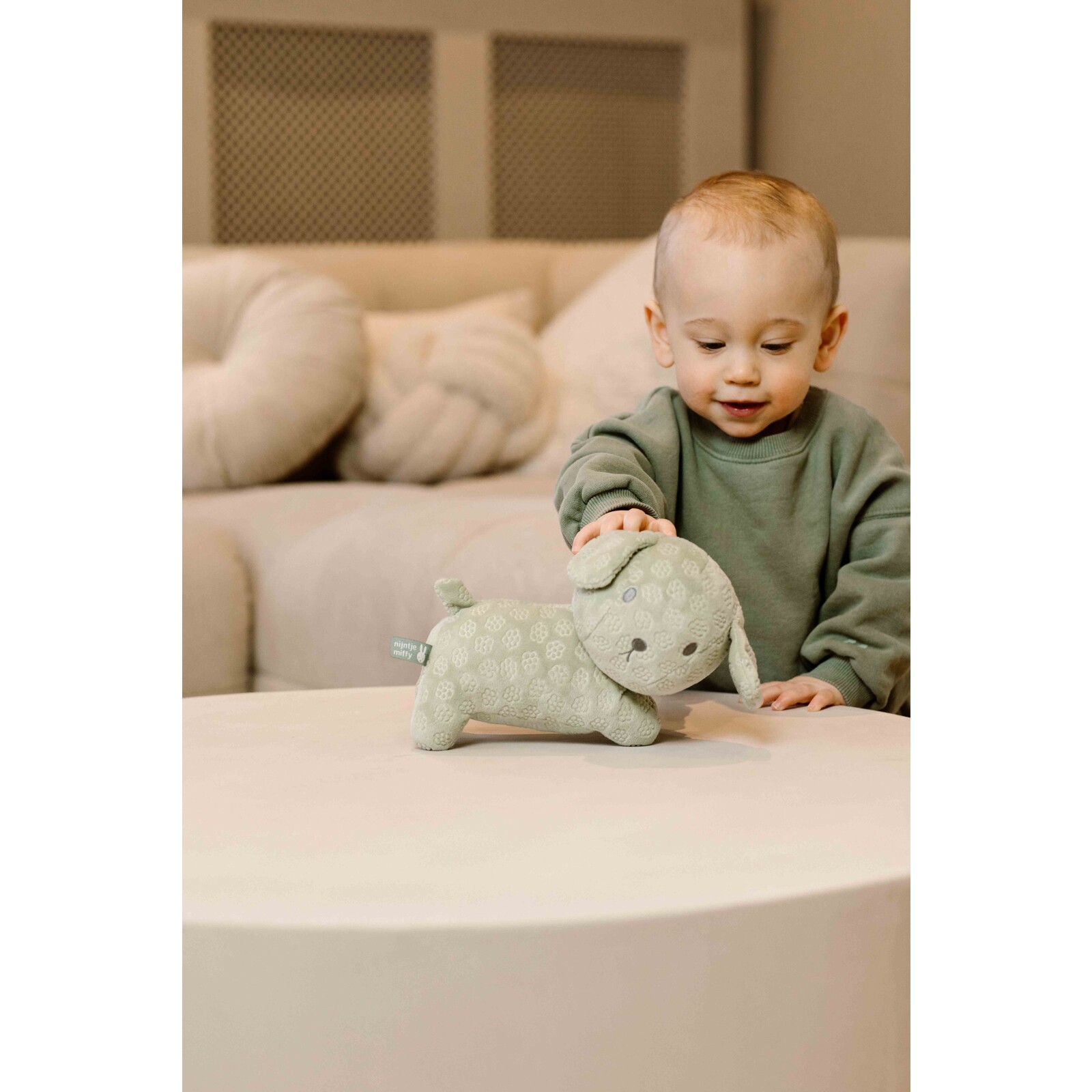 Schnuffy 25cm green flower