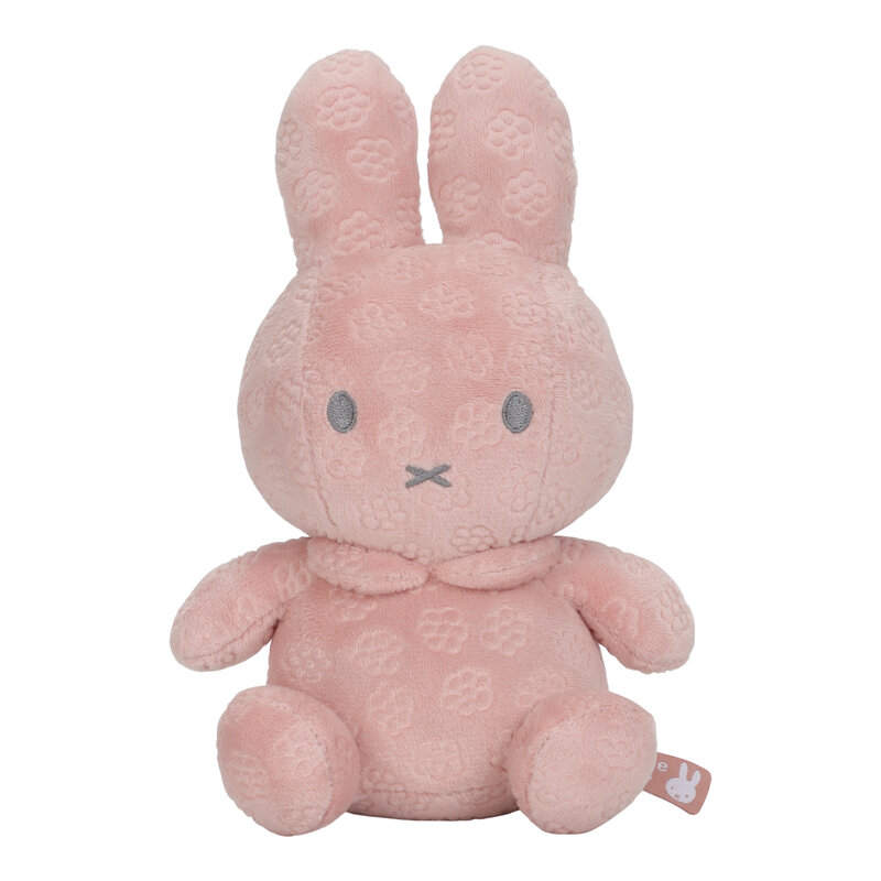 Nijntje knuffel 20cm pink flower