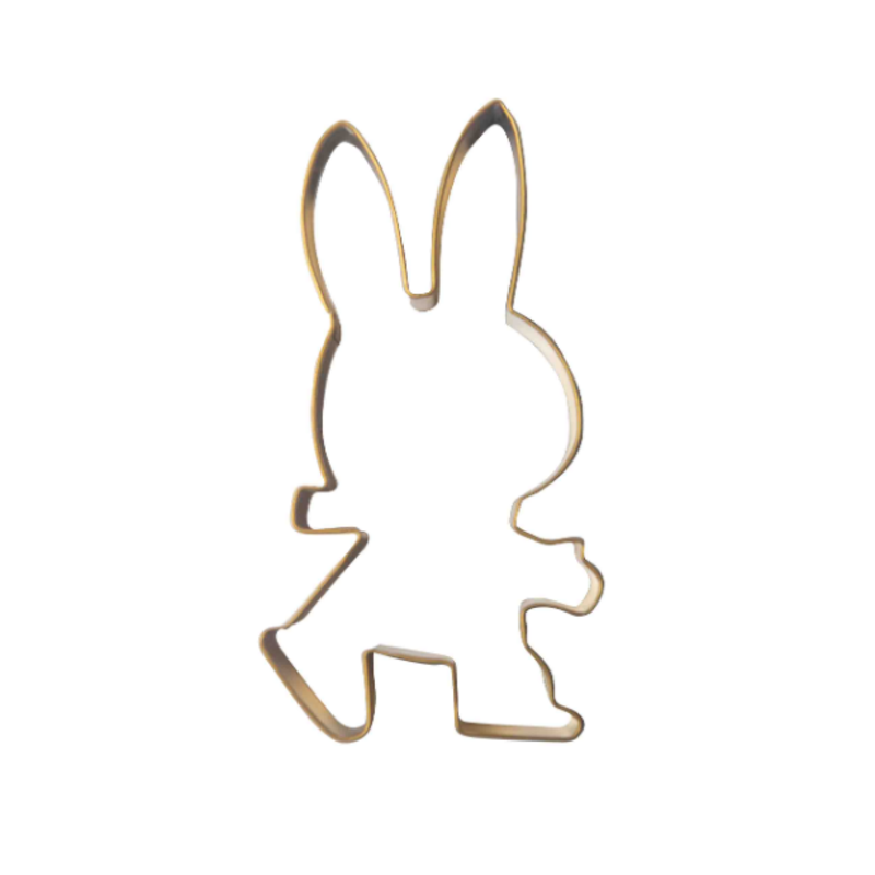 Ausstechform Miffy beim Schlittschuhlaufen