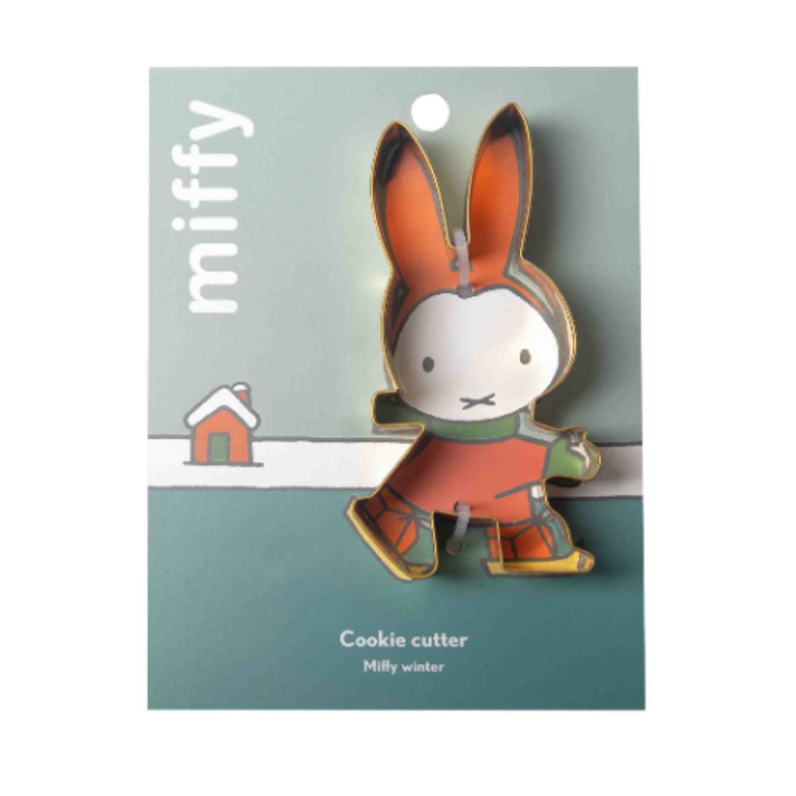 Ausstechform Miffy beim Schlittschuhlaufen