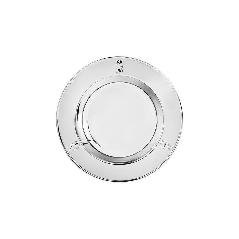 Children's cup and plate Nijn set - stainless steel