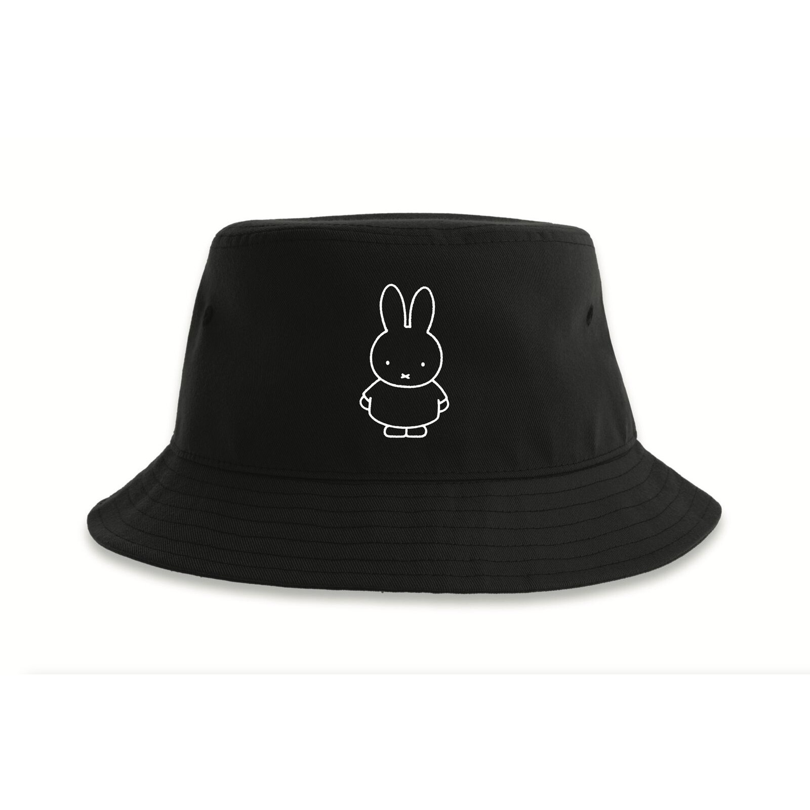 Miffy Fischerhut schwarz