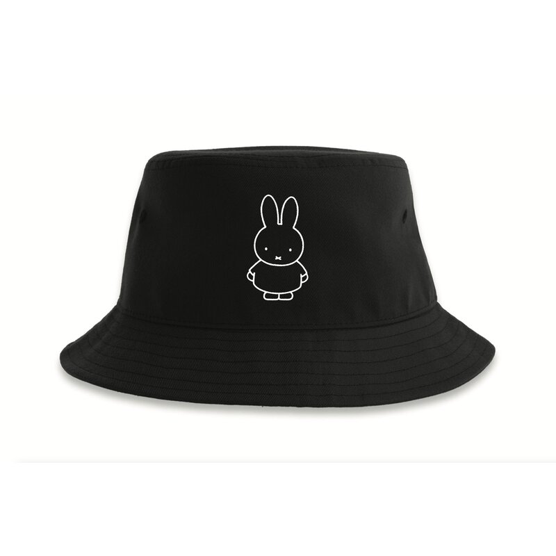 nijntje bucket hat zwart