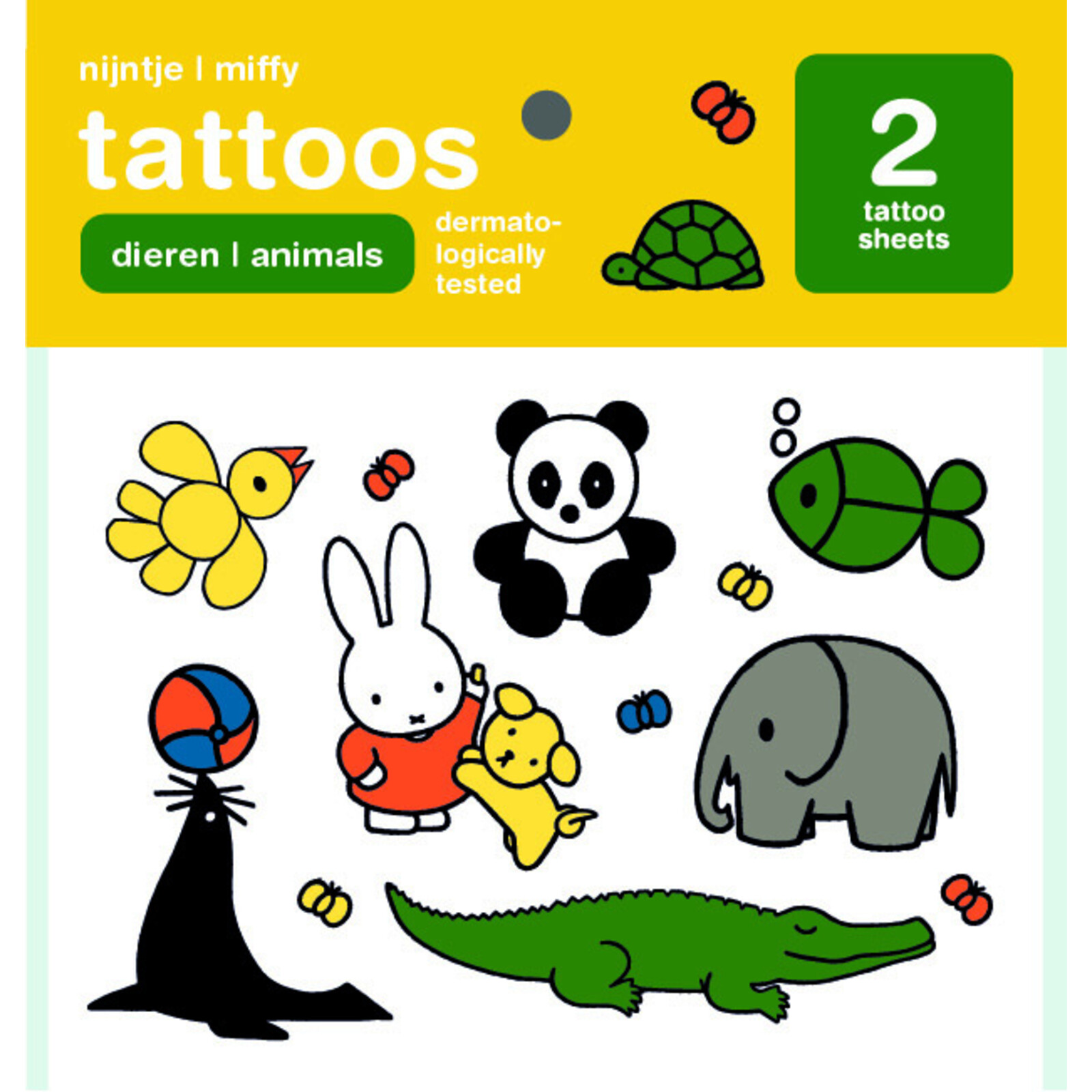 Miffy tattoos animals