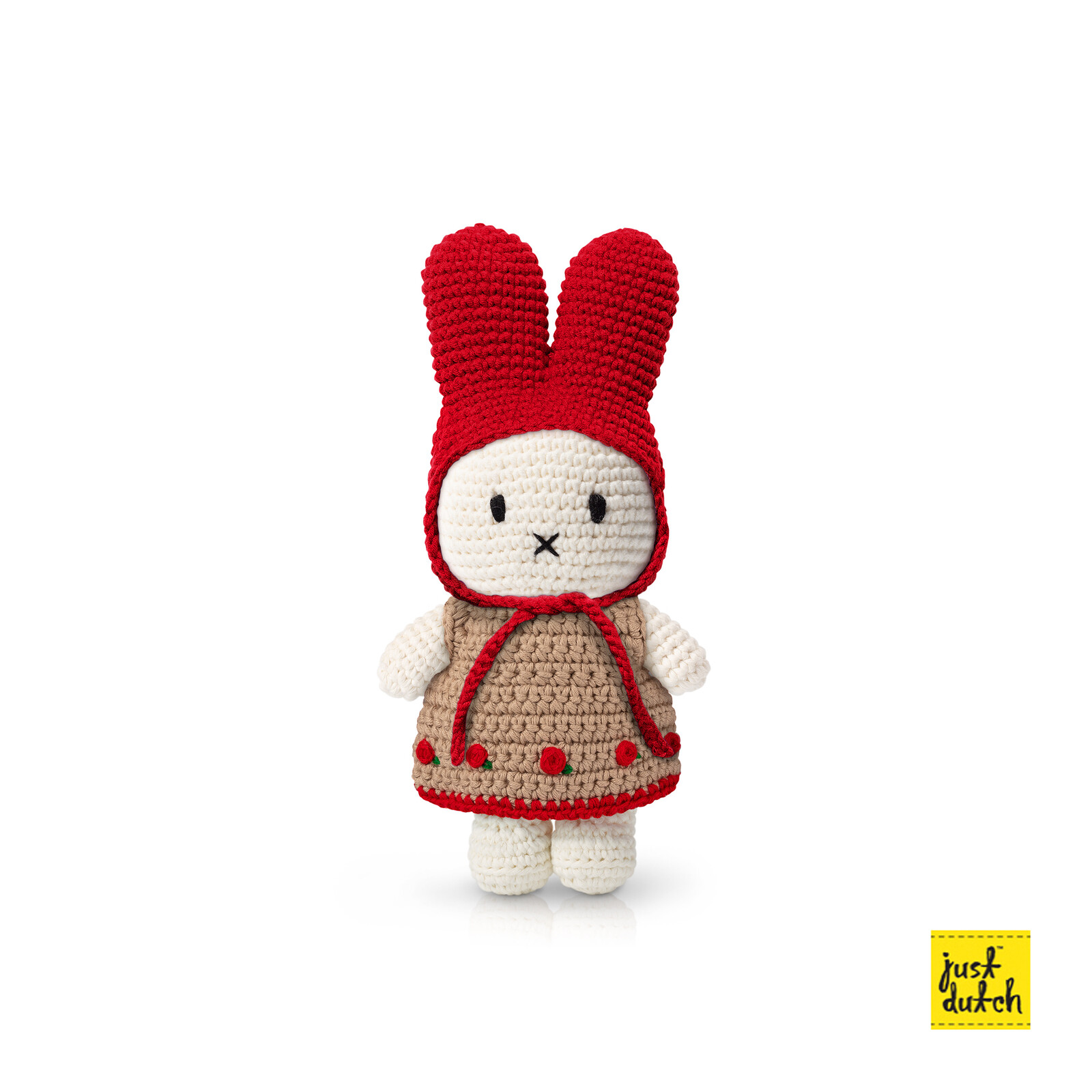 Miffy handmade and her roses dress and red hat