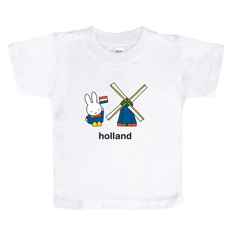 T-Shirt Miffy Windmühle weiß Größe 86