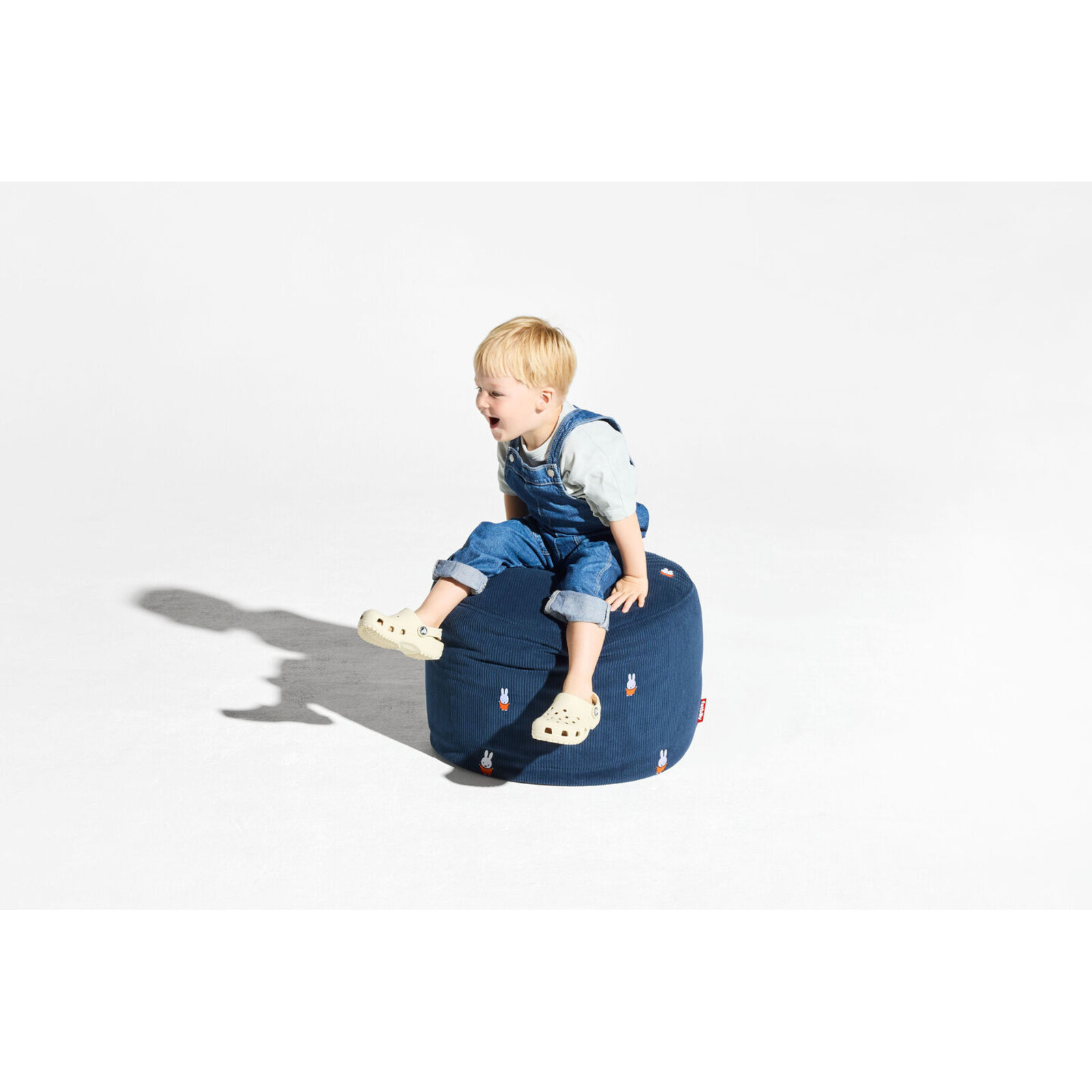 Fatboy poef corduroy nijntje donkerblauw - point