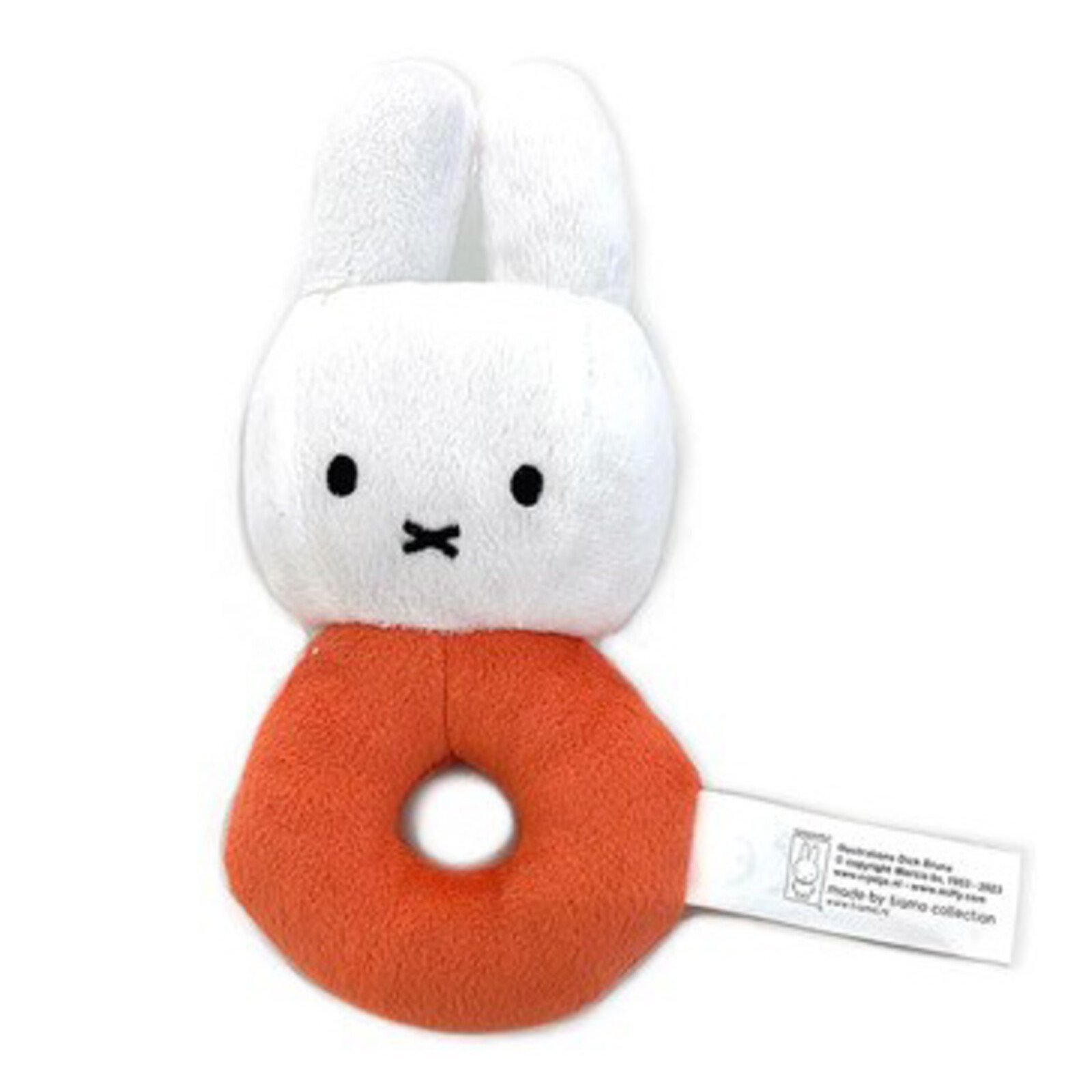 Miffy red rattle - packaged