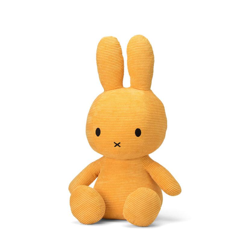 Miffy Sitting Corduroy Yellow - 70 cm - 27.5"