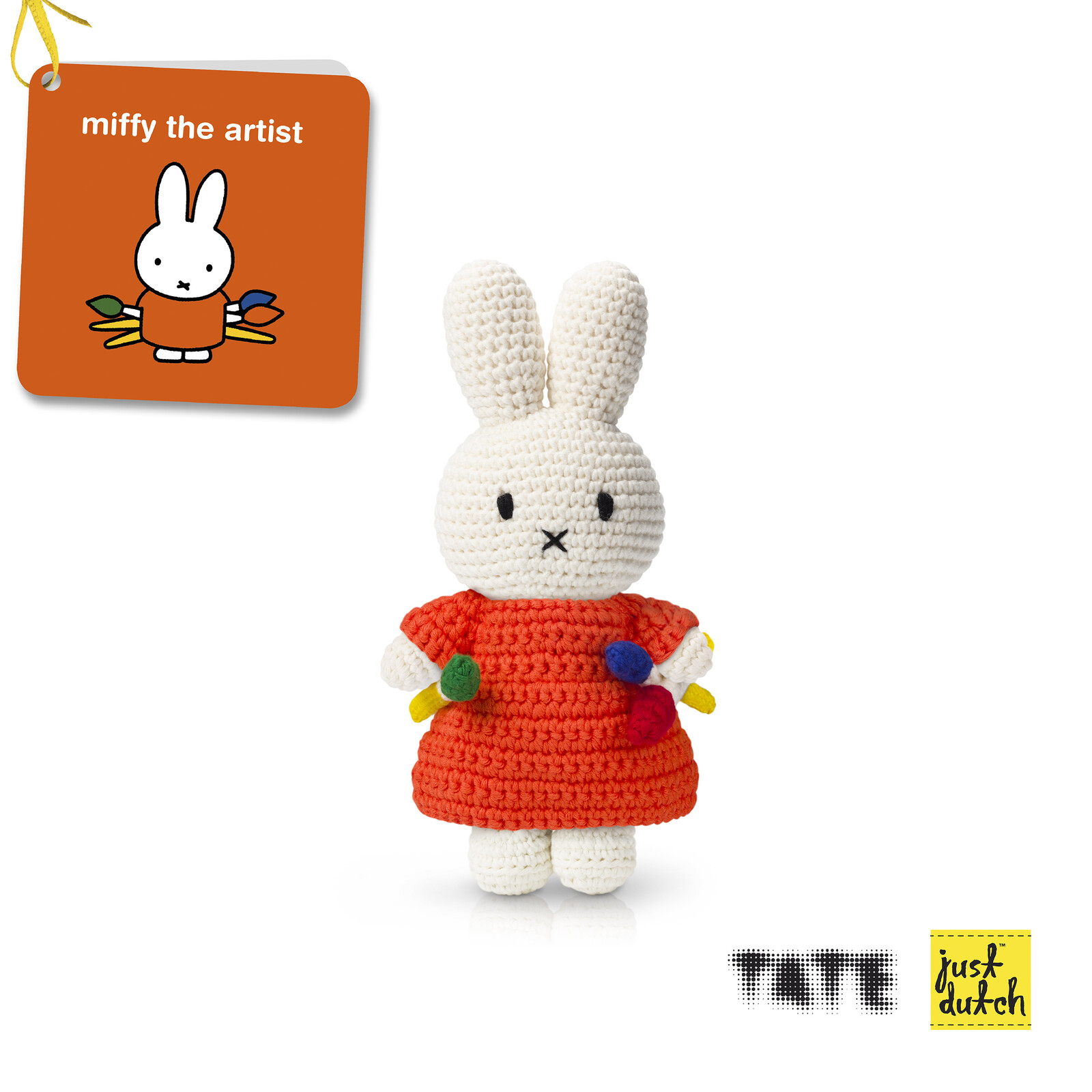 JUDPROMO Miffy und ihr Künstleroutfit handmade