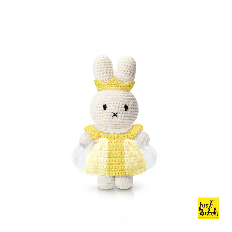 Miffy handmade and her pastel yellow princess outfit