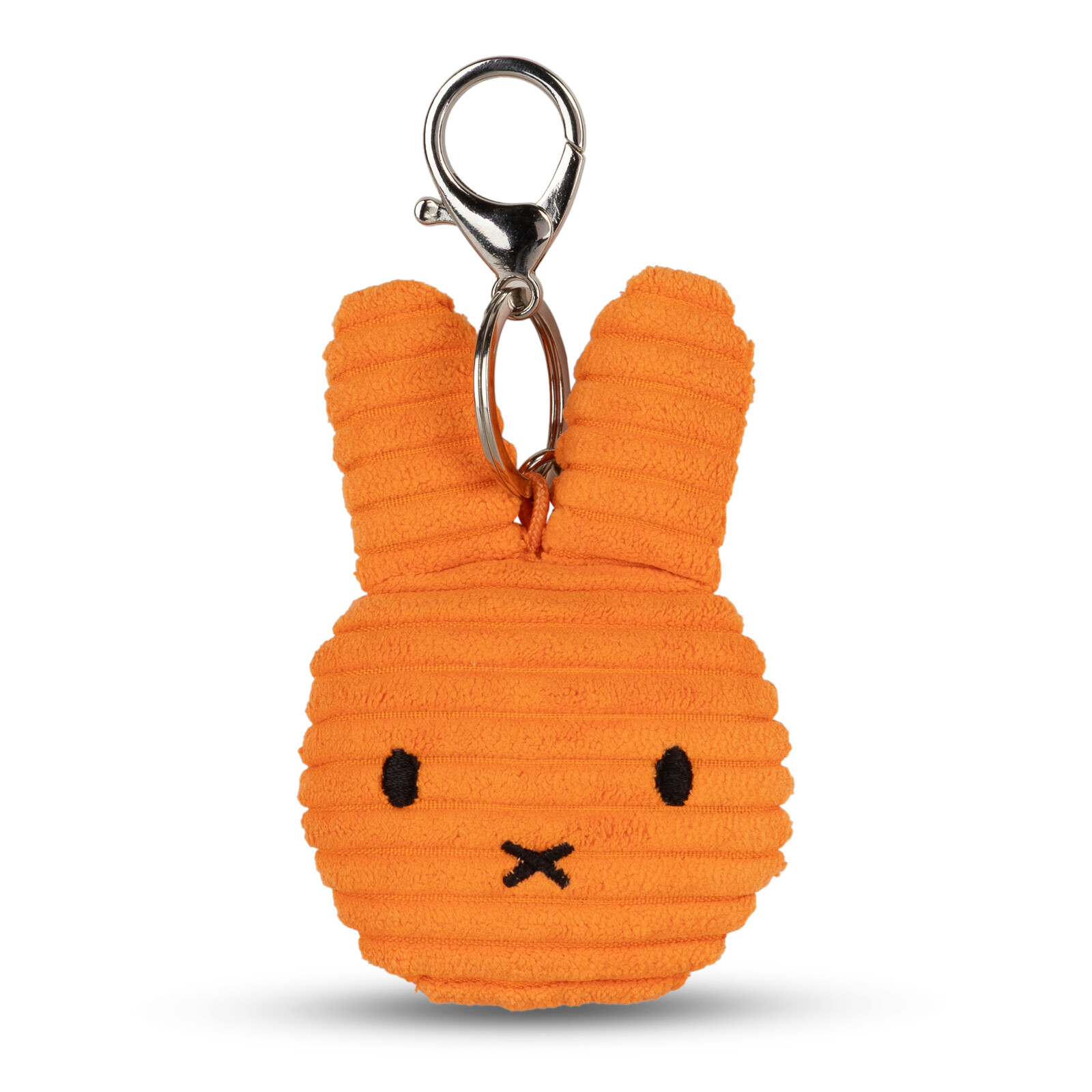 Miffy Flat Keychain ECO Corduroy - 10 cm - Orange