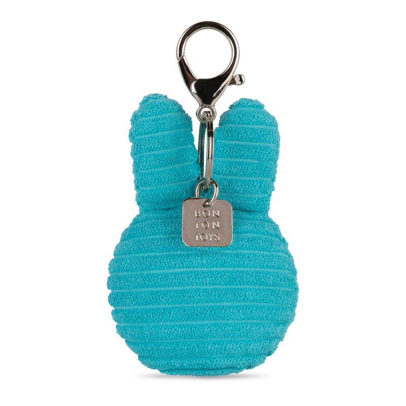 Miffy Flacher Schlüsselanhänger aus Öko-Cord – 10 cm – Türkis
