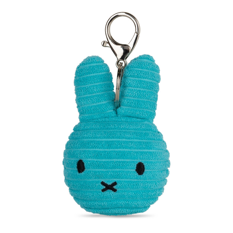 Miffy Flacher Schlüsselanhänger aus Öko-Cord – 10 cm – Türkis