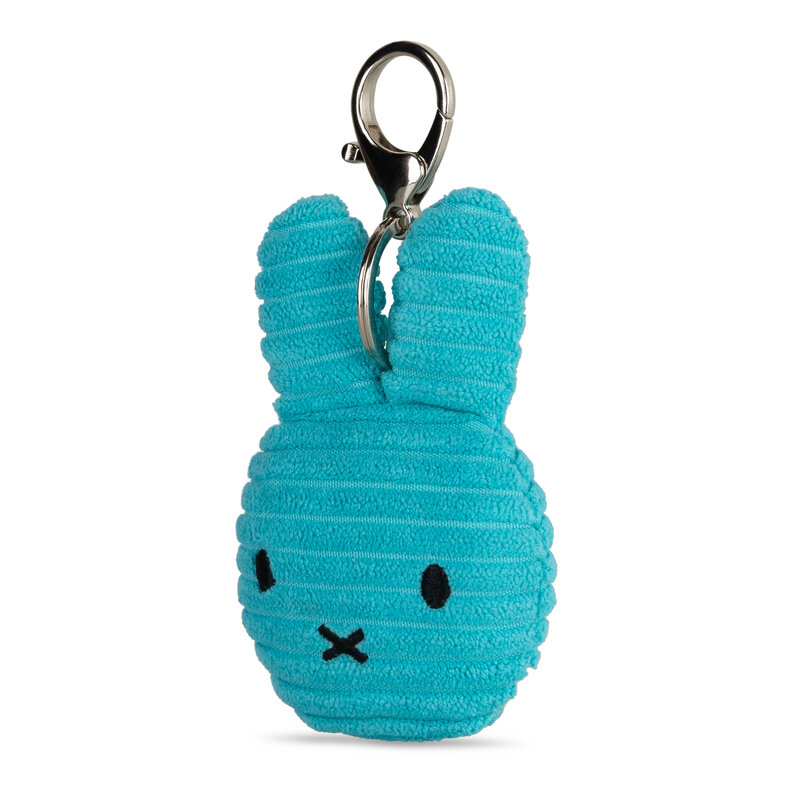 Miffy Flat Keychain ECO Corduroy - 10 cm - Teal
