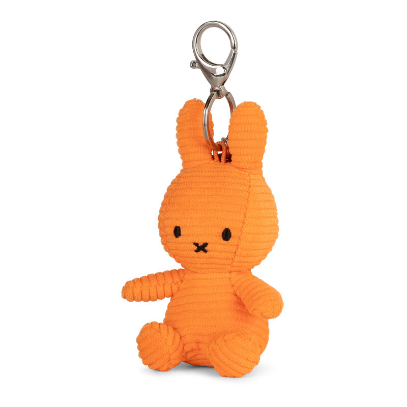 Miffy Keychain ECO Corduroy - 10 cm - Orange