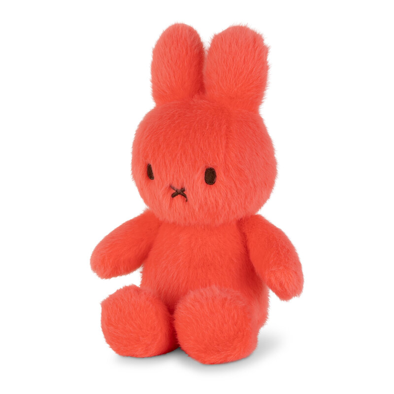 Miffy ECO Fuzzy - 18 cm - Leuchtendes Korallenrot