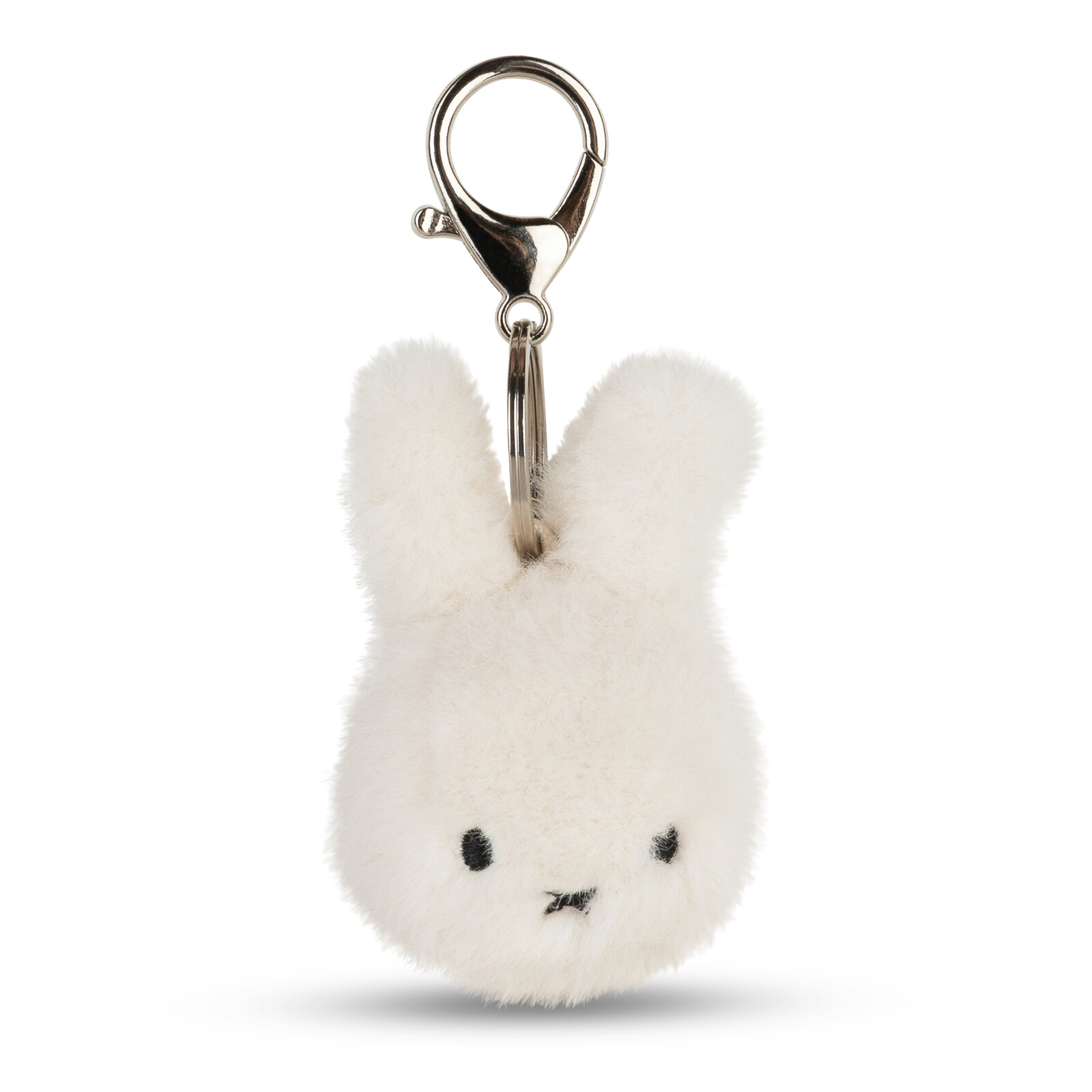 Miffy ECO Fuzzy Keychain - 8 cm - Offwhite