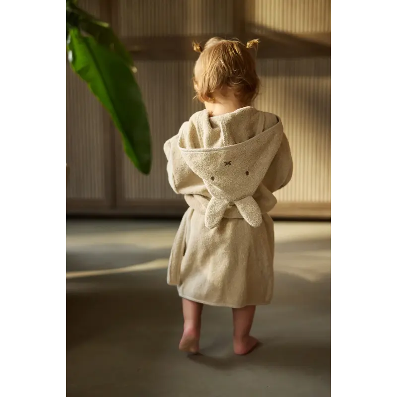 Miffy Terrycloth Bathrobe 1-2 years - Warm Sand
