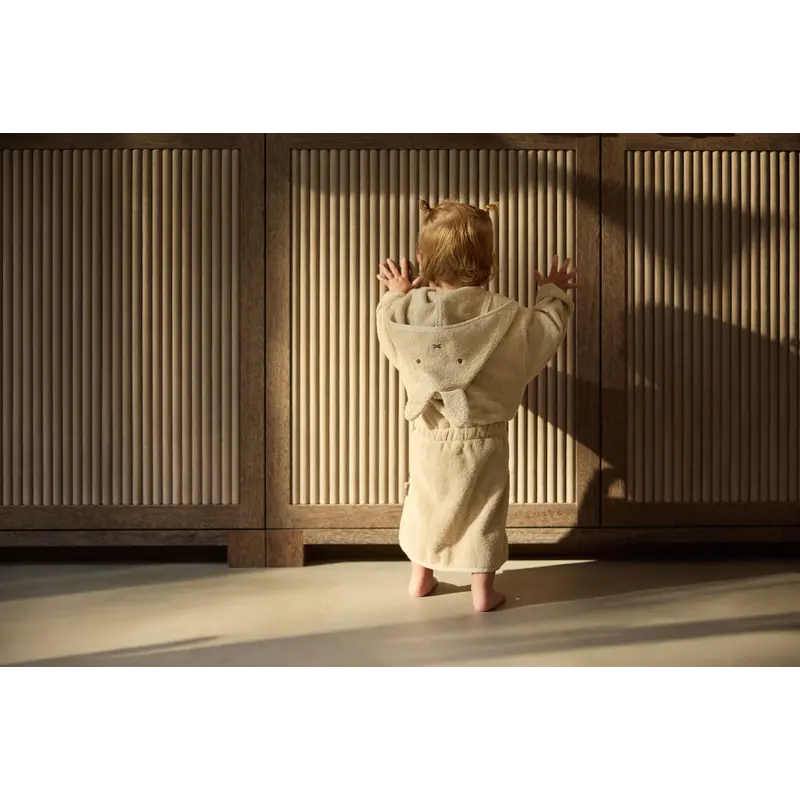 Badjas Badstof 1-2 jaar Miffy - Warm Sand