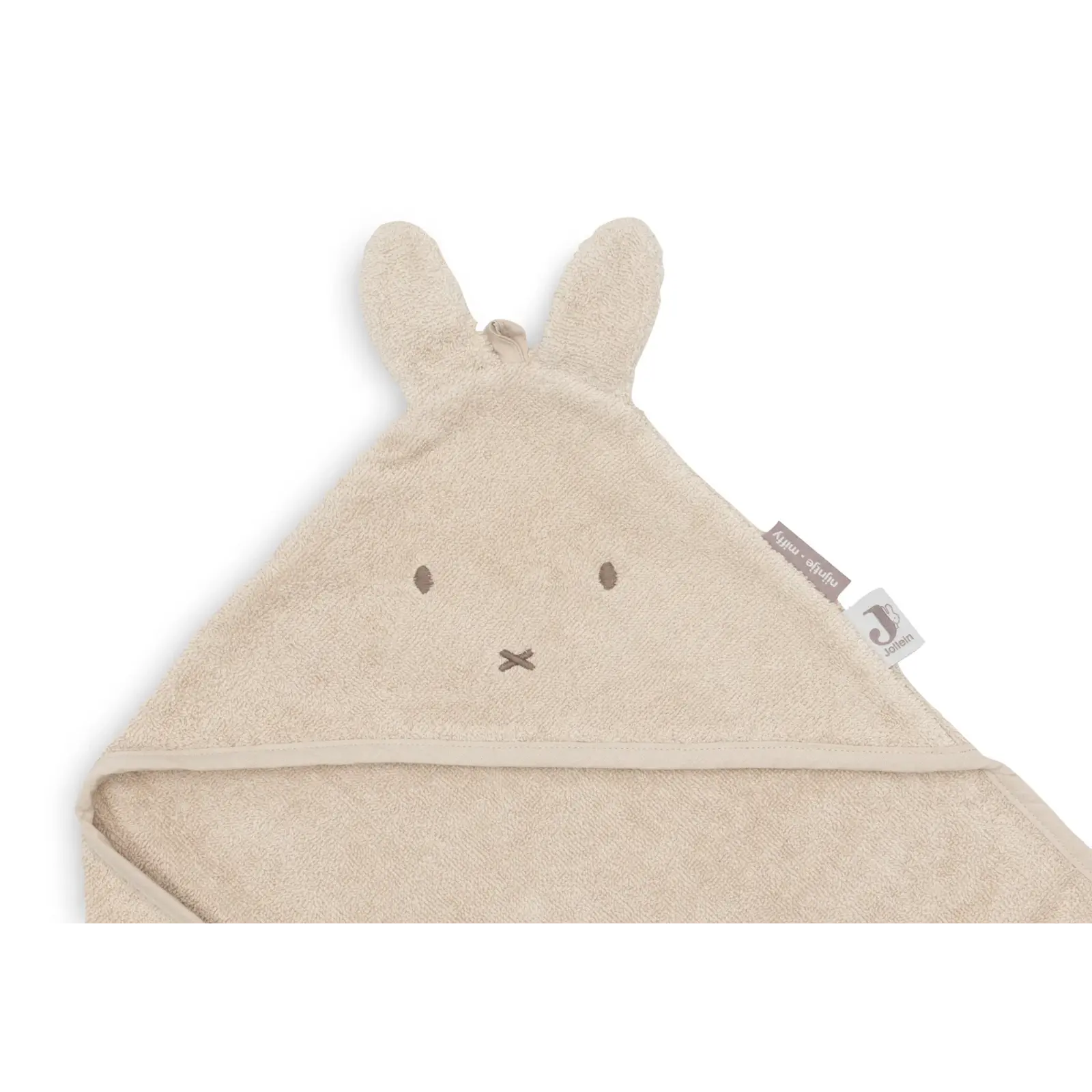 Badcape Badstof 75x75cm Miffy - Warm Sand