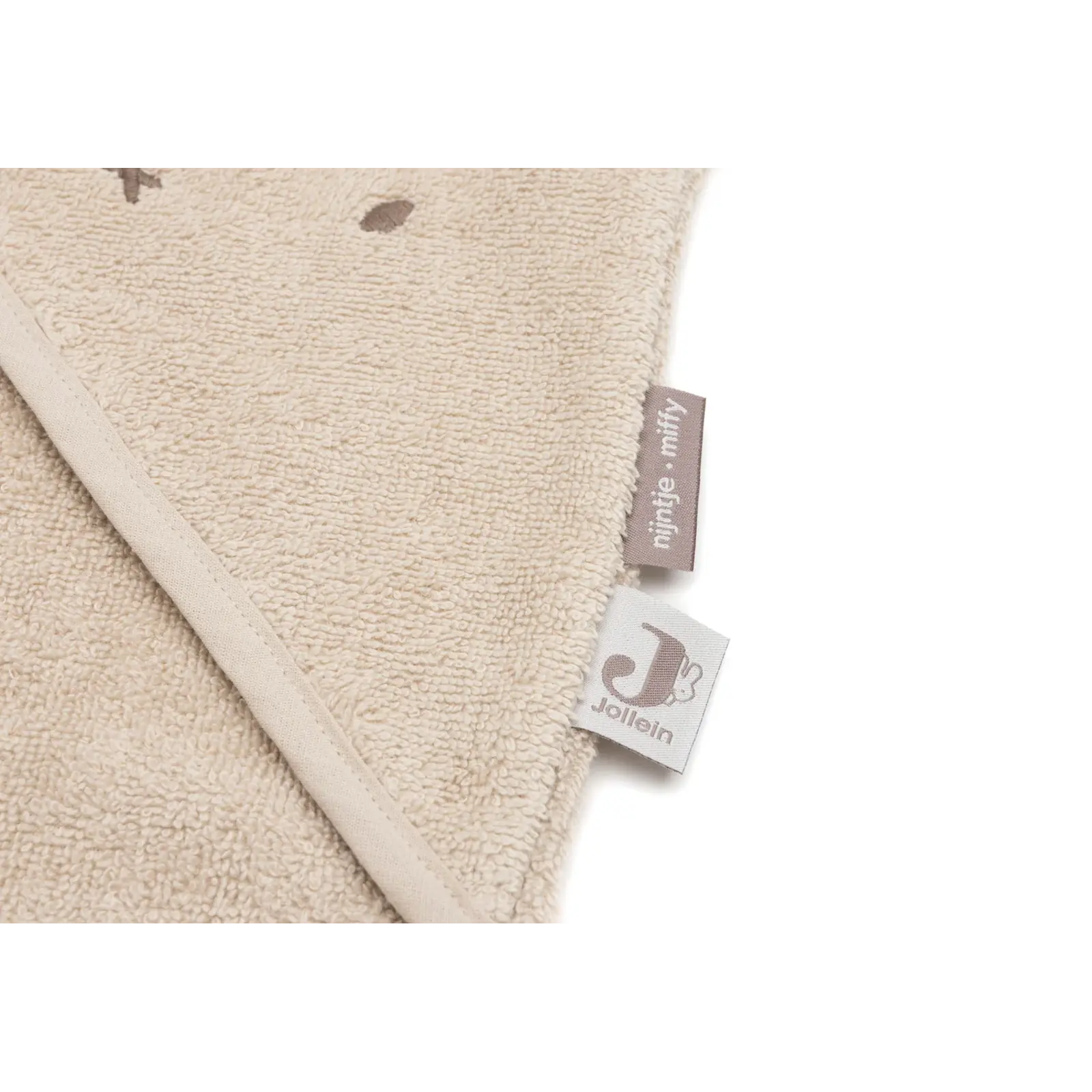 Bath cape terry cloth 75x75cm Miffy - Warm Sand