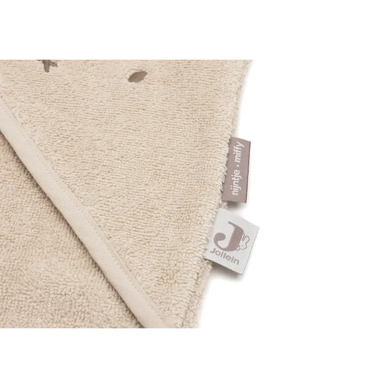 Badcape Badstof 75x75cm Miffy - Warm Sand