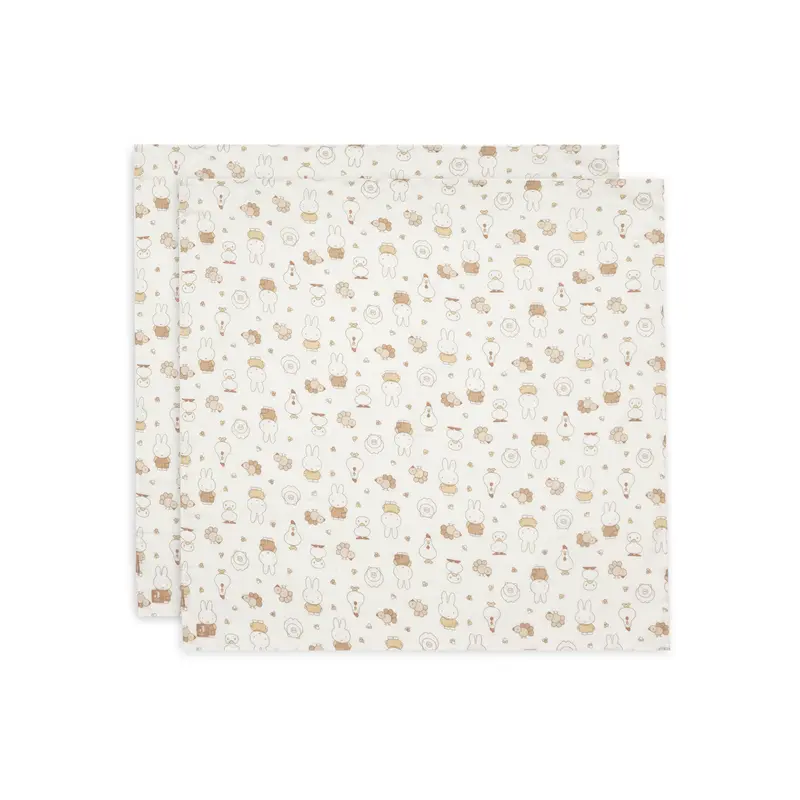 Hydrophilic Cloth Large 115x115cm - Miffy Family Farm - Pack of 2