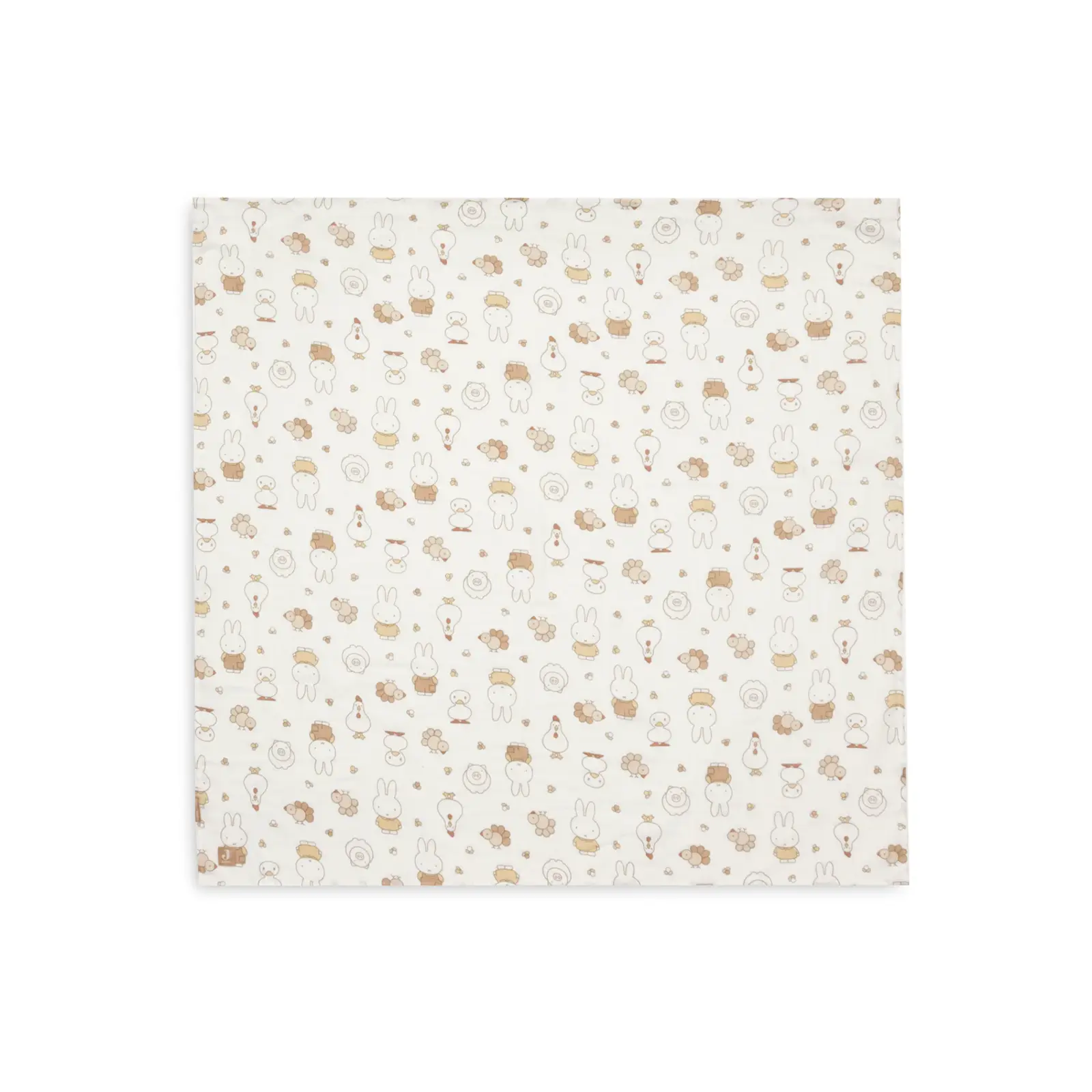 Hydrofiele Doek Large 115x115cm - Miffy Family Farm - 2 Stuks