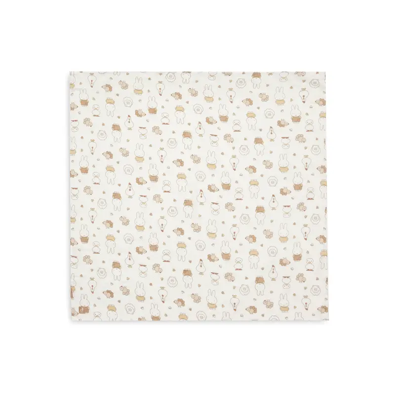 Hydrophiles Tuch, groß, 115 x 115 cm – Miffy Family Farm – 2er-Pack