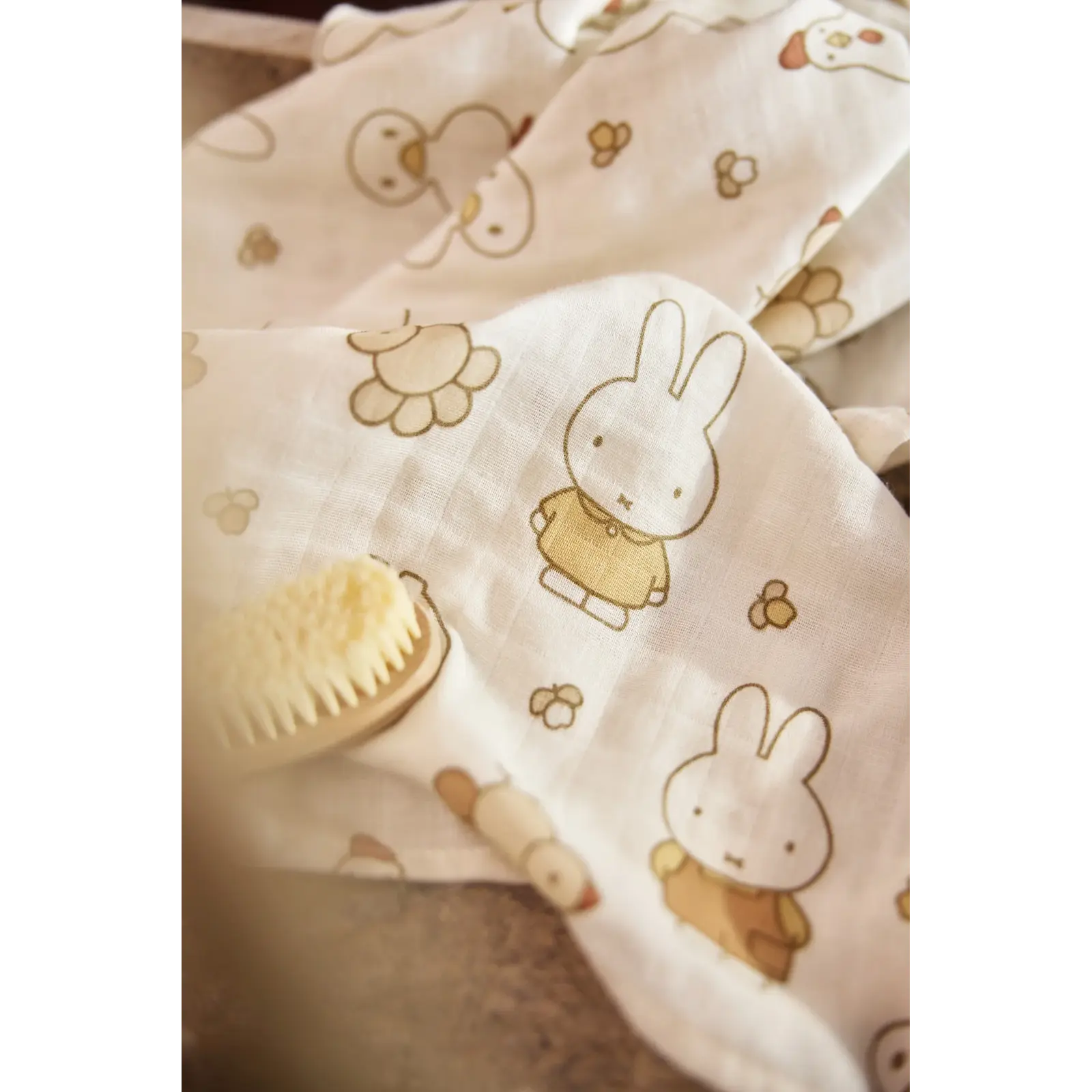 Hydrophiles Tuch, groß, 115 x 115 cm – Miffy Family Farm – 2er-Pack