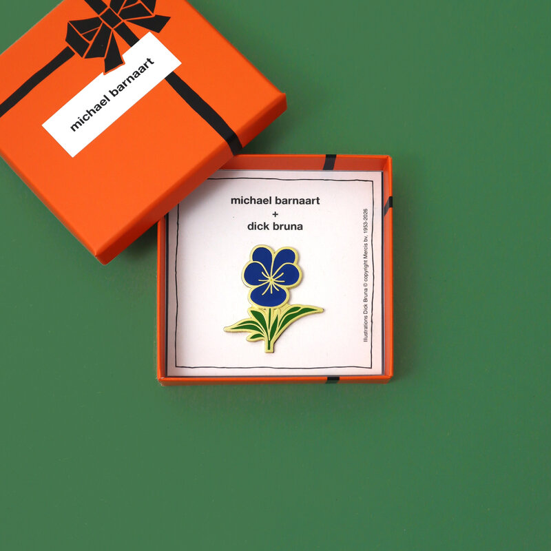 Brosche Dick Bruna Violet