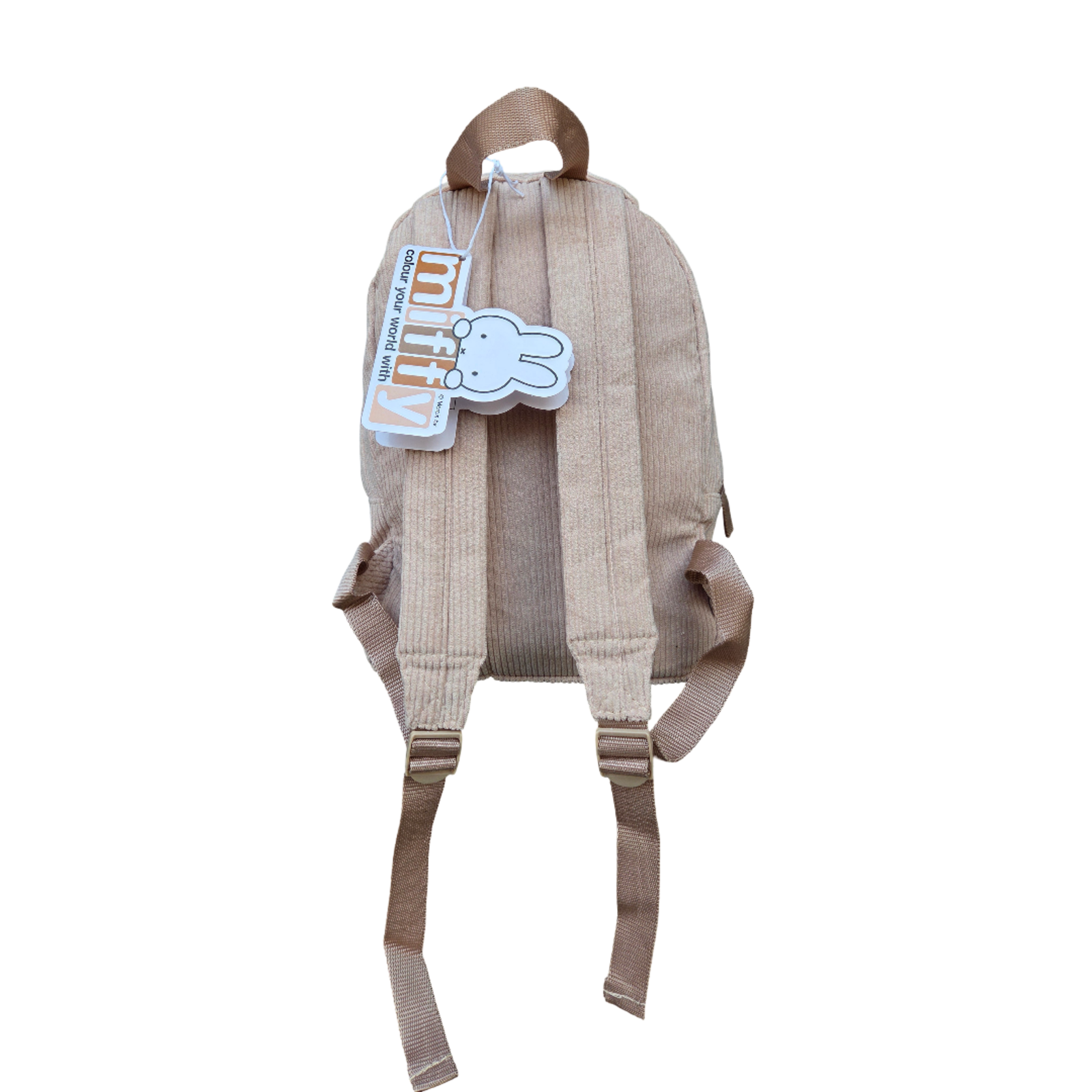 Backpack Miffy kind gestures beige with pink glow