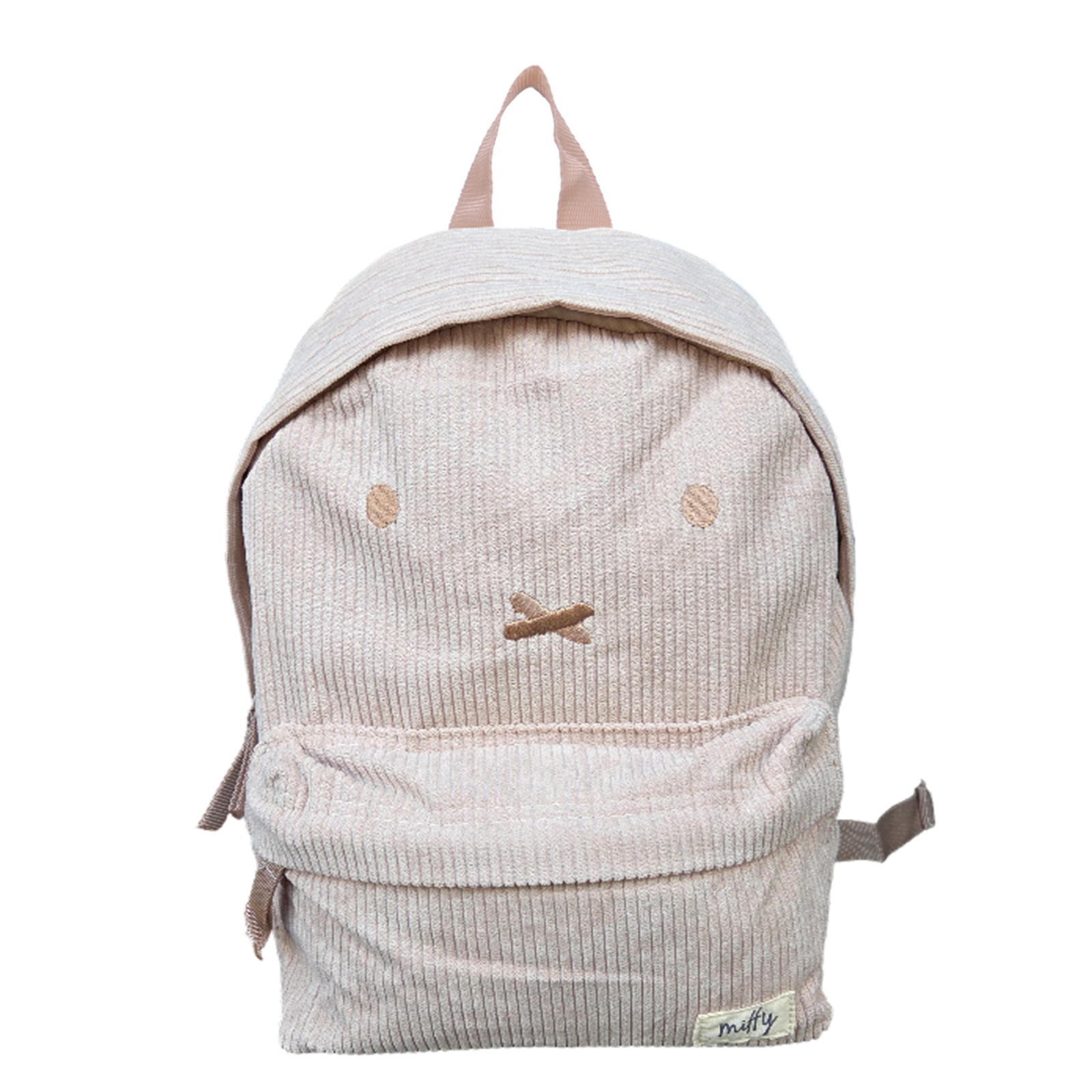 Rucksack Miffy kind gestures beige mit rosa Schimmer
