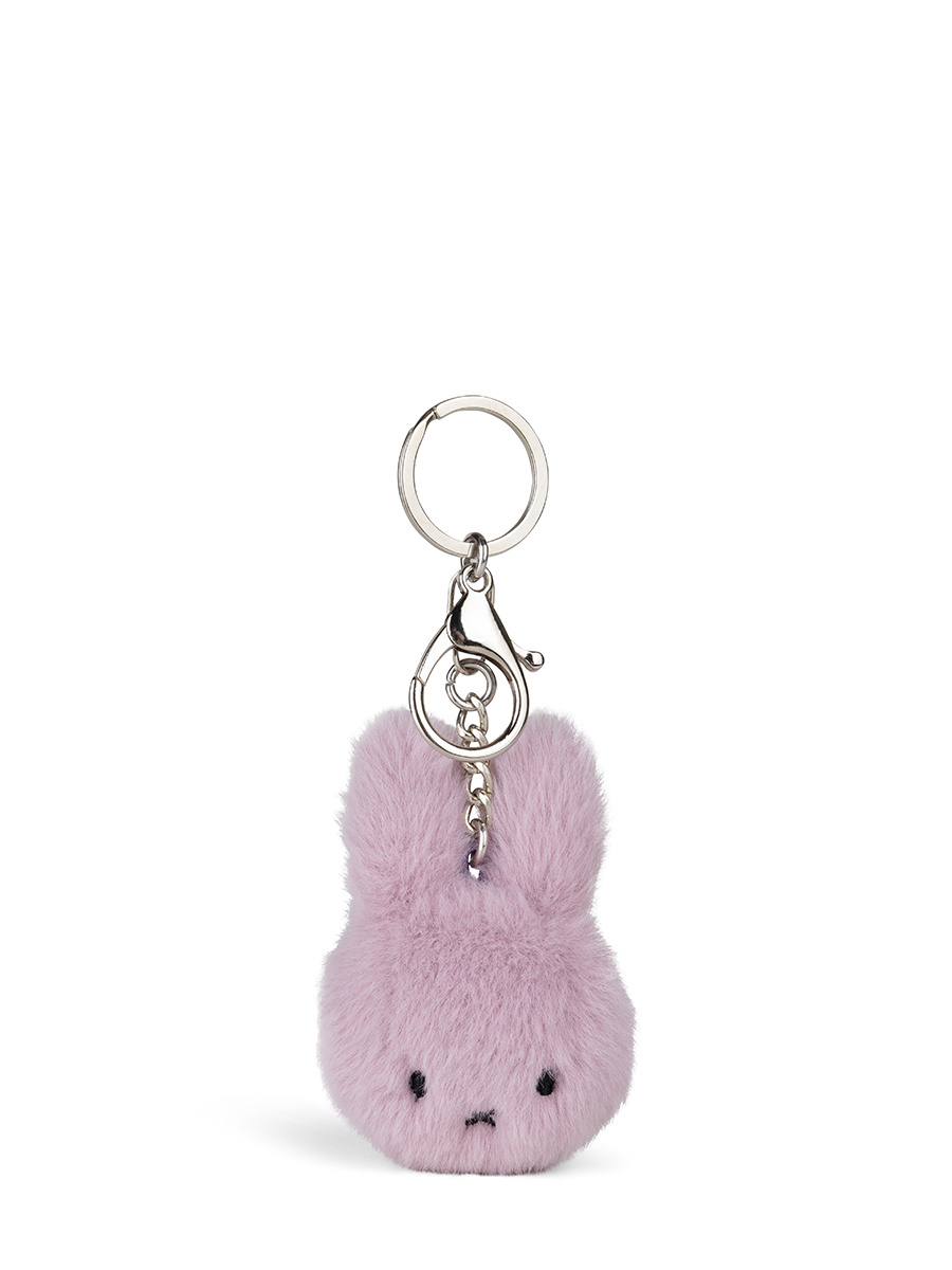 Miffy ECO Fuzzy Keychain Lilac - 8 cm - 3'nw - Miffyshop