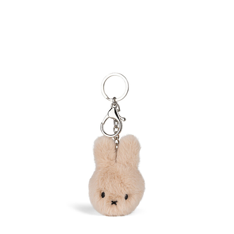 Miffy ECO Fuzzy Keychain Beige- 8 cm - 3'nw