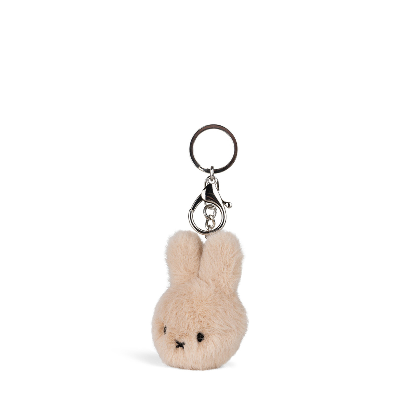 Miffy ECO Fuzzy Keychain Beige- 8 cm - 3'nw